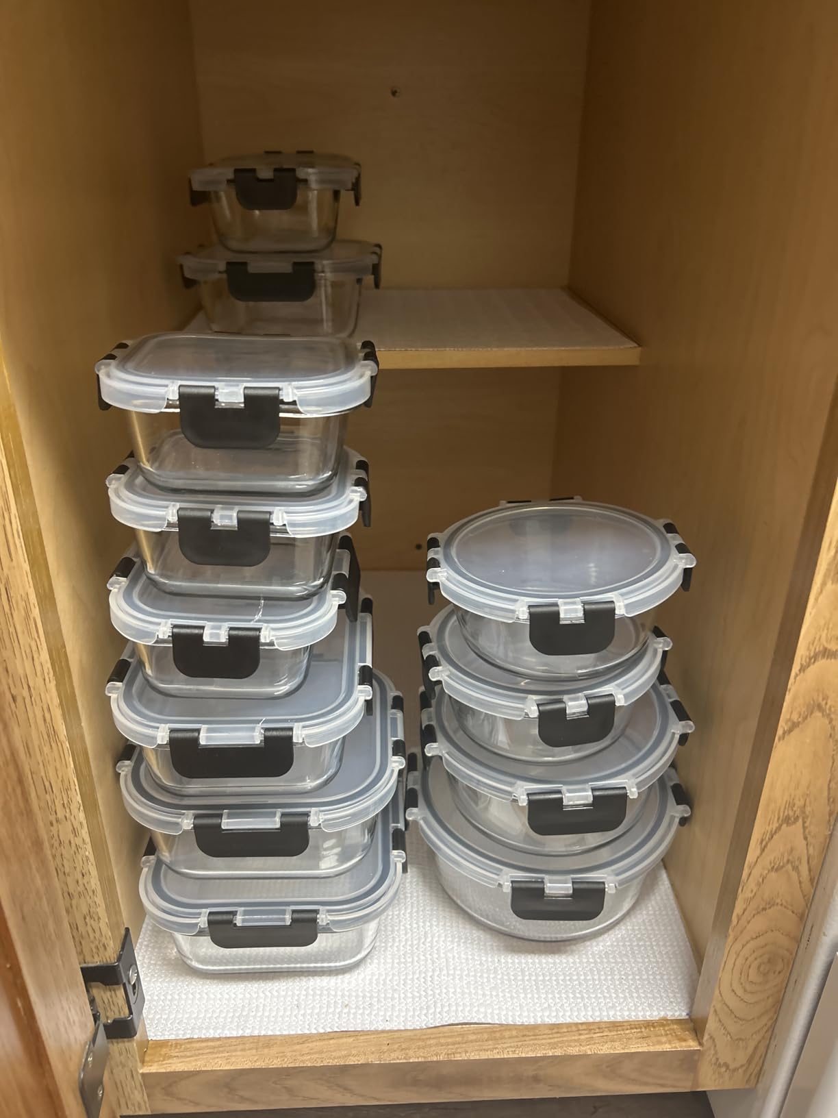 Magic Mill Premium Borosilicate Glass Food Storage Containers with lids Set | 24pc Sets with 12 Bowls & 12 Airtight Locking Lids for Lunch & Meal Prep customer photo 2