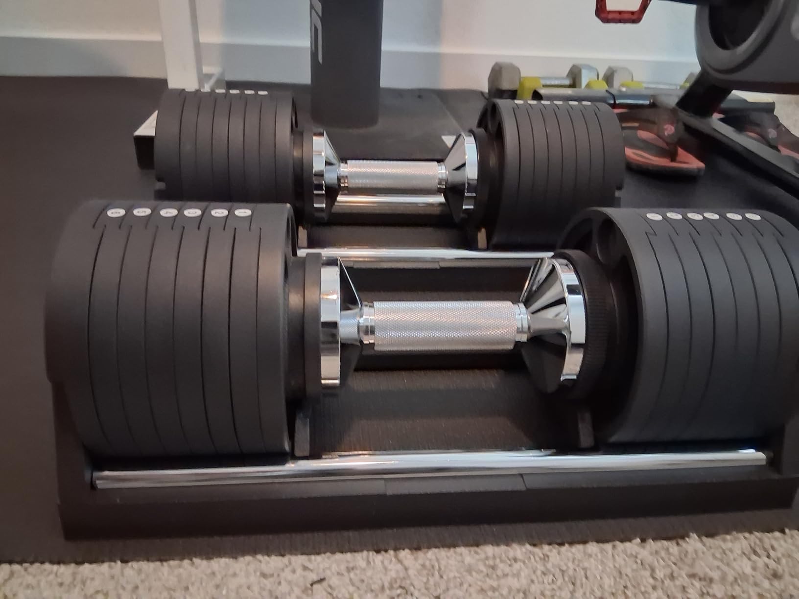SNODE AD80 Drop Proof 80 lbs Adjustable Dumbbell Set customer photo 1