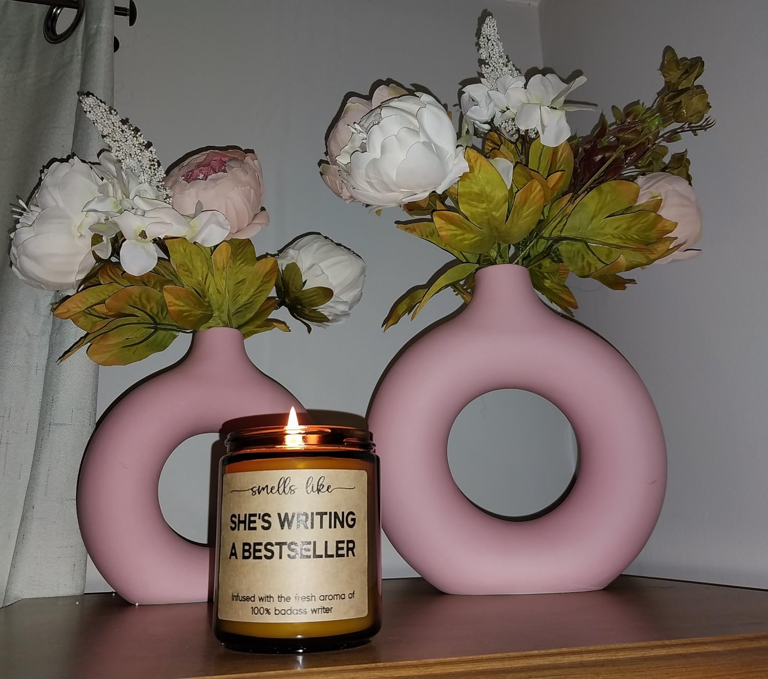 Miracu Candle, Writing Writer Gifts for Women, Creative Future Author Gifts for Writers, Mothers Day, Bday Cool Funny Literature Literary Presents for Book Novelist, Screenwriter, Young Aspiring Poet customer photo 1