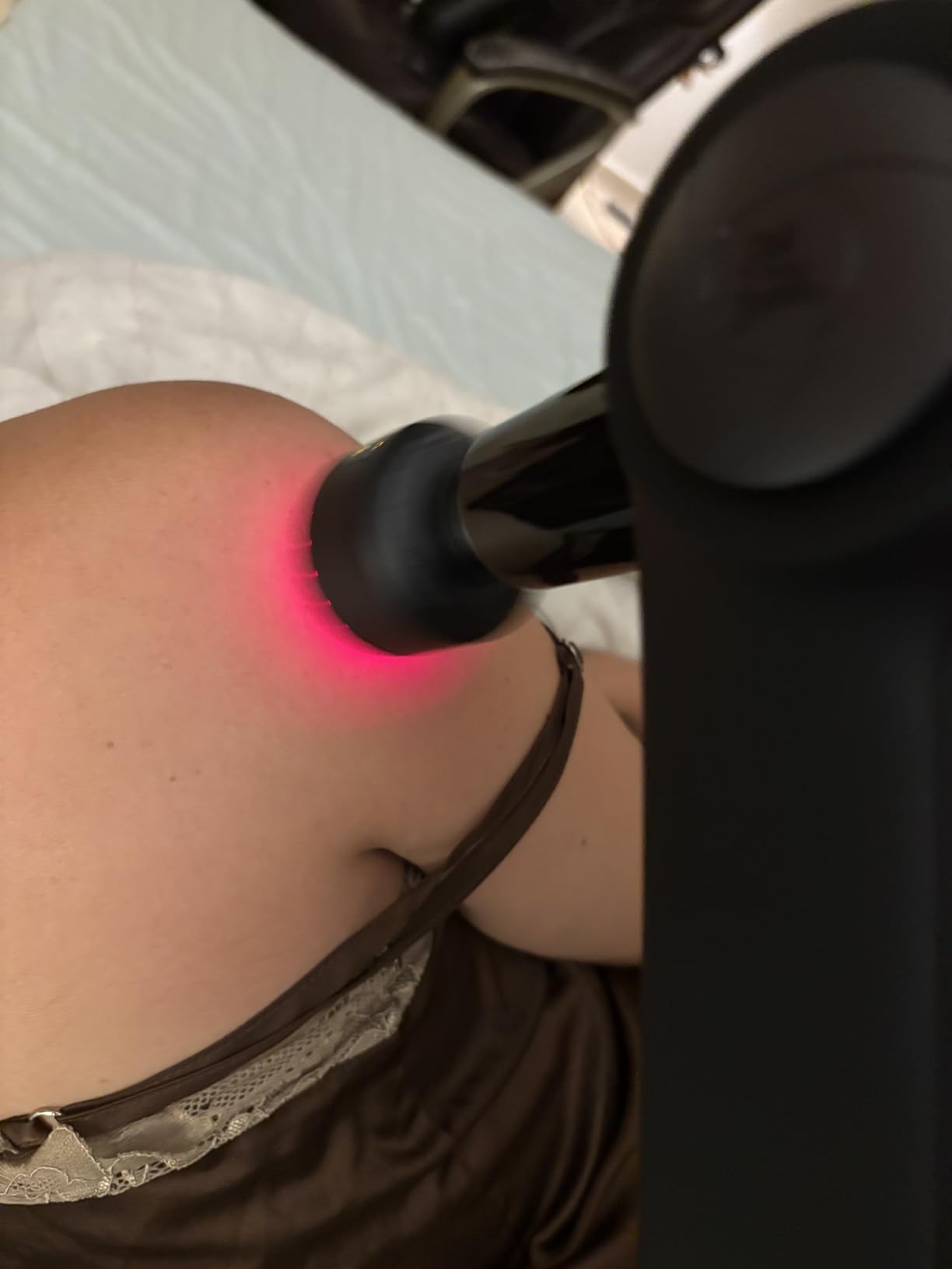 BOB AND BRAD D5 Pro Massage Gun with 13mm Amplitude, FSA-HSA Eligible, Professional Deep Tissue Percussion Massage Gun, Ergonomic D-Handle for Effortless Muscle Pain Relief, Birthday Gift for Men customer photo 1