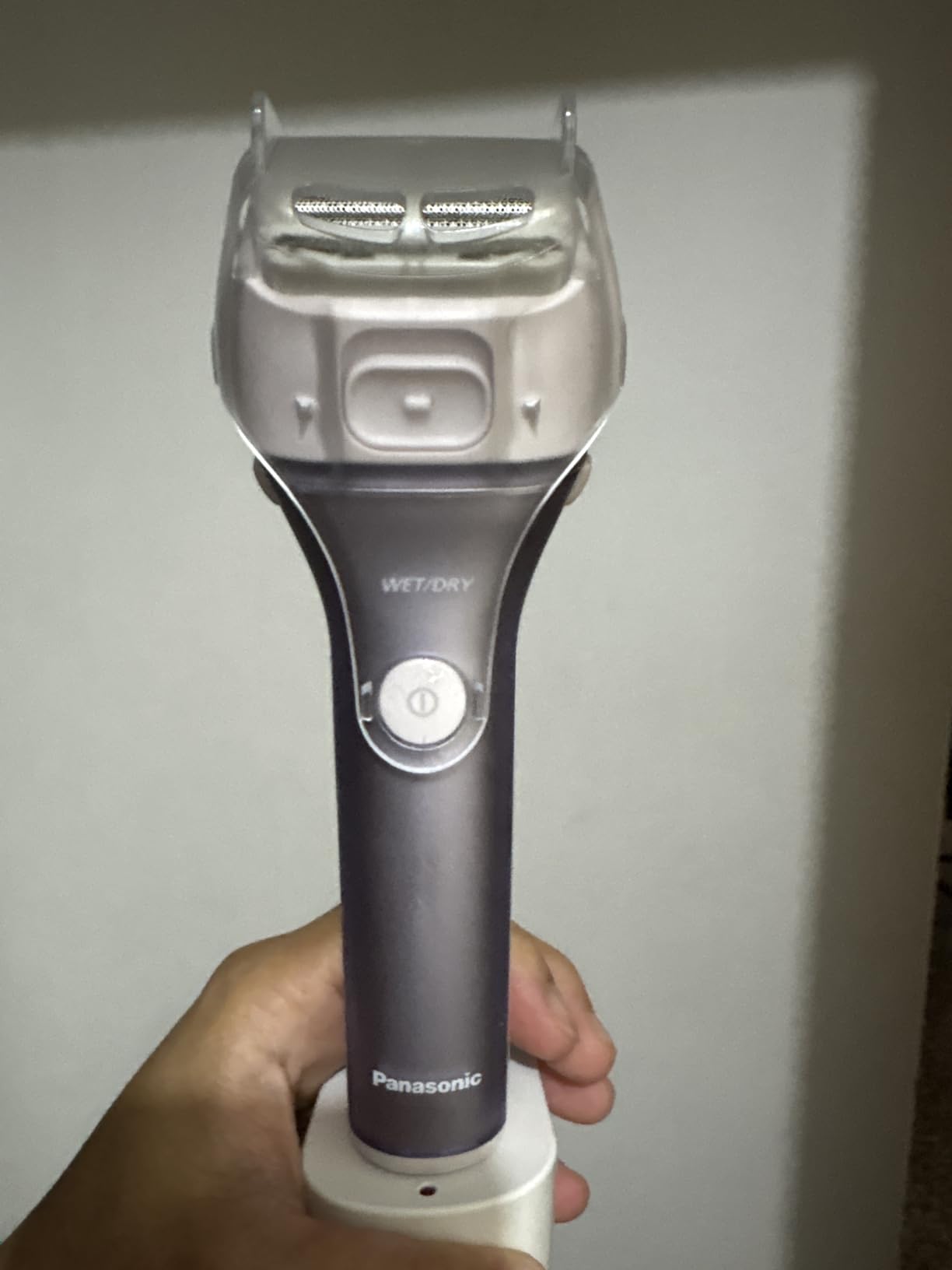 Panasonic Electric Shaver for Women, Cordless 4-Blade Shaver, Bikini Attachment, Pop-Up Trimmer, Wet-Dry Operation, Electric Razors for Women - ES-AWL8AV (Purple) customer photo 2