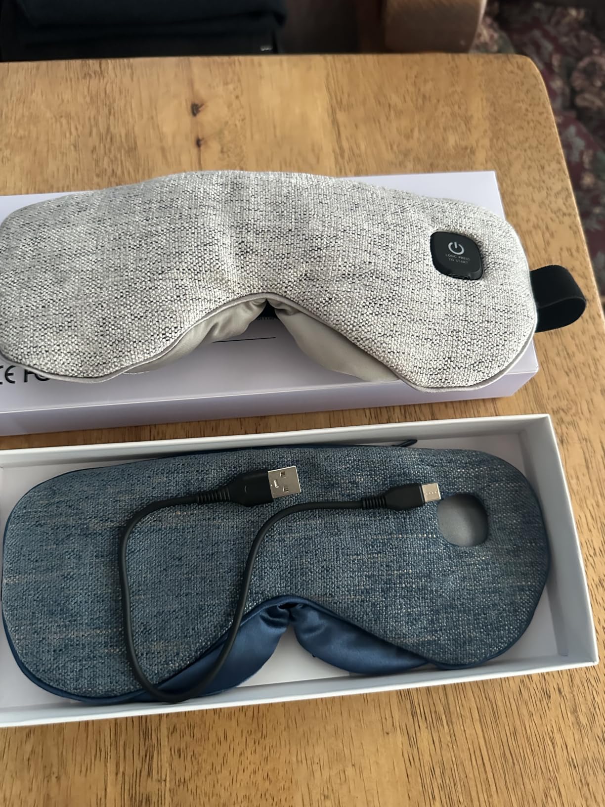 Heated Eye Mask - Cordless Eye Mask for Dry Eyes, FSA-HSA Eligible, Eye Relief, Improved Sleep, Washable Eye Heating pad for Travel and with Replaceable Shell customer photo 1