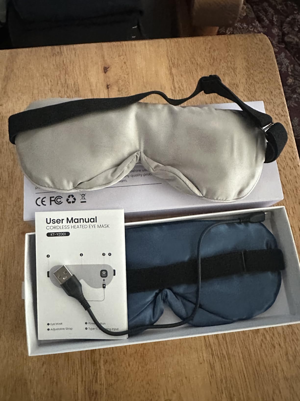 Heated Eye Mask - Cordless Eye Mask for Dry Eyes, FSA-HSA Eligible, Eye Relief, Improved Sleep, Washable Eye Heating pad for Travel and with Replaceable Shell customer photo 2