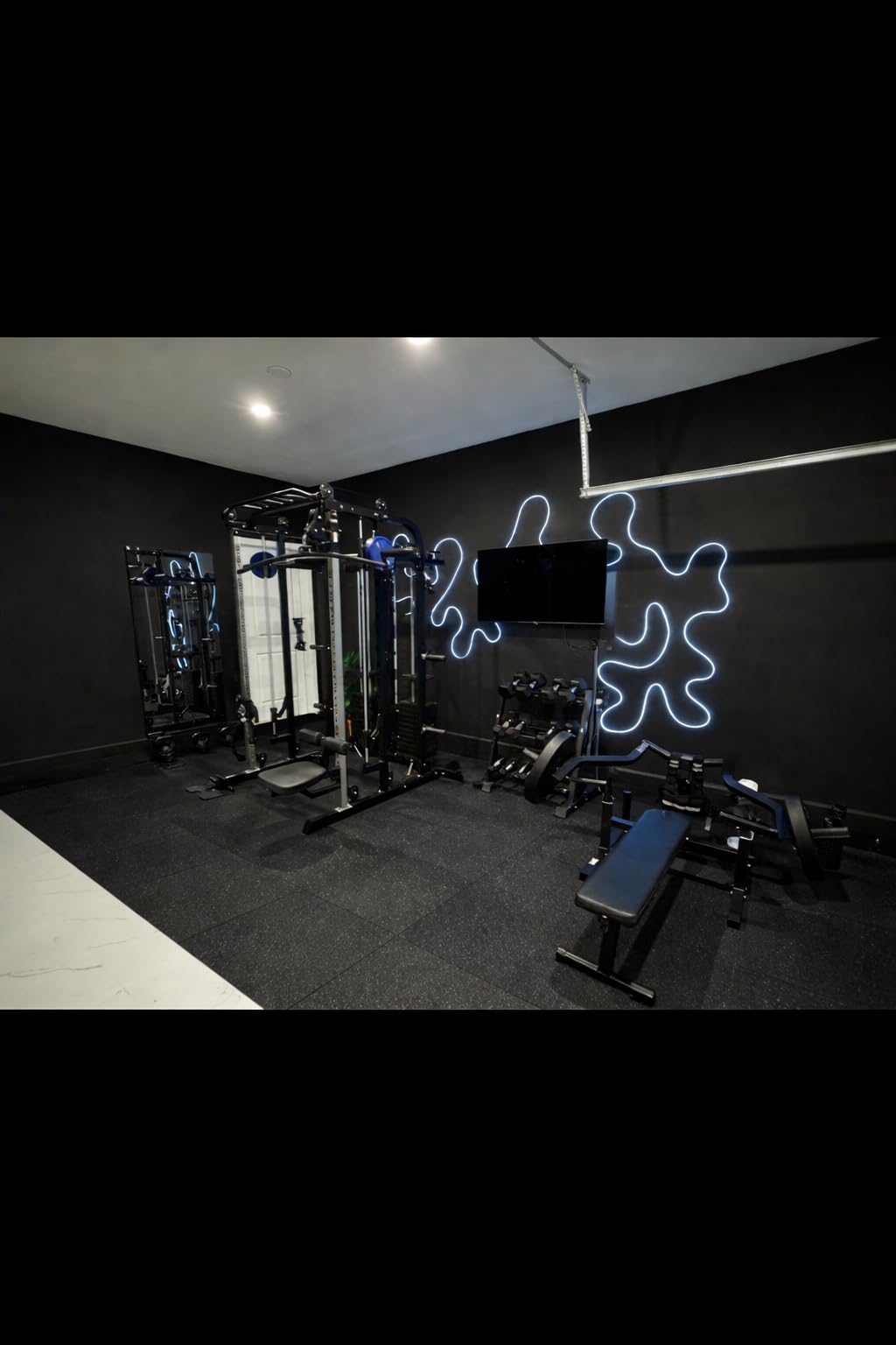 Smith Machine with Weight Stacks Home Gym System Cable Crossover | Multi Function, All in One, Heavy Duty, Lat Pulldown Bench, Hip Thrust Attachment customer photo 2
