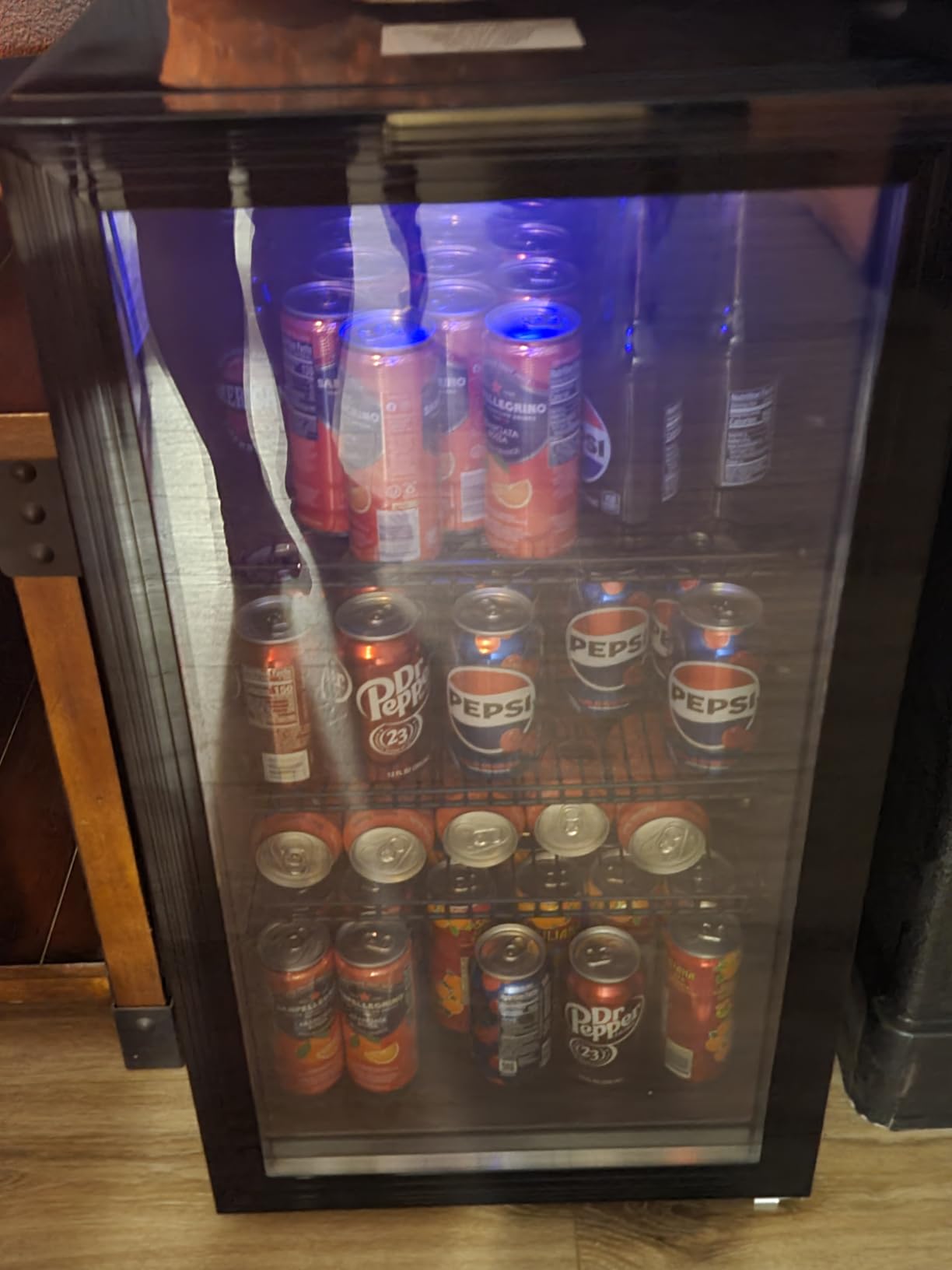 Beverage Refrigerator, 2.47 Cu.Ft Mini Fridge Beverage Cooler | Glass Door, 35-65°F Digital Temperature Display, Adjustable Shelves, Beverage Fridge for Soda, Beer & Wine customer photo 1