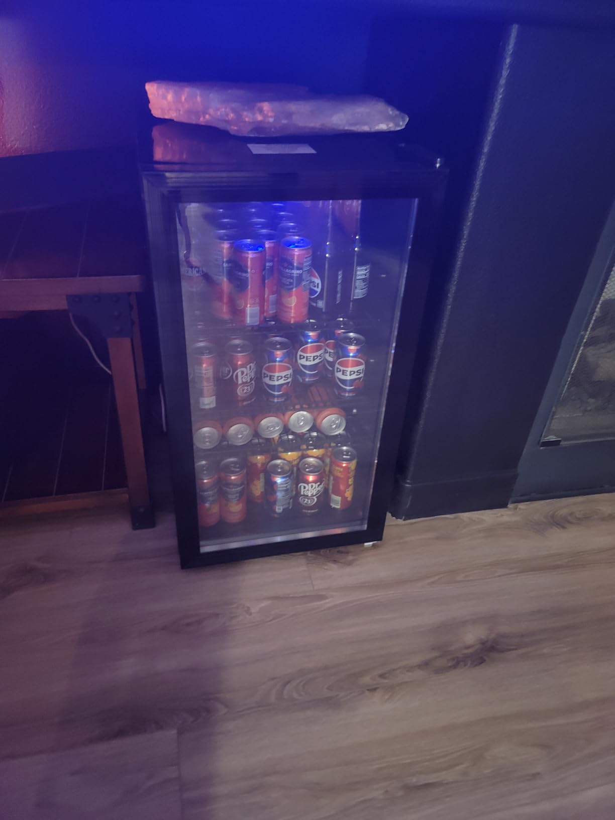 Beverage Refrigerator, 2.47 Cu.Ft Mini Fridge Beverage Cooler | Glass Door, 35-65°F Digital Temperature Display, Adjustable Shelves, Beverage Fridge for Soda, Beer & Wine customer photo 2