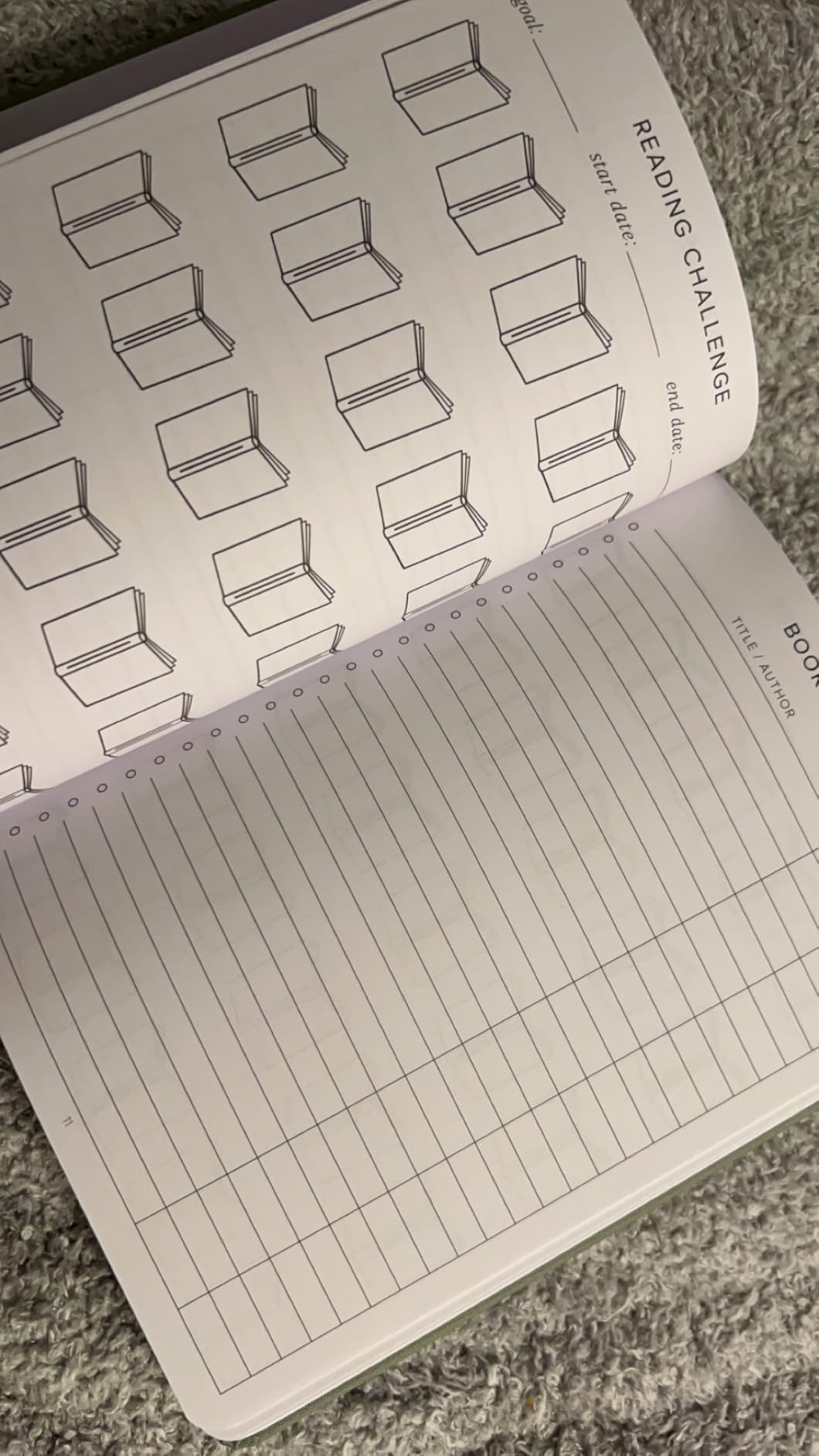 ZICOTO Beautiful Reading Journal for Book Lovers - Linen Hard Cover Book Makes a Great Gift for Readers - The Perfect Tracker with Reading Log & Review Pages For Keeping Notes on Your Favorite Books customer photo 2