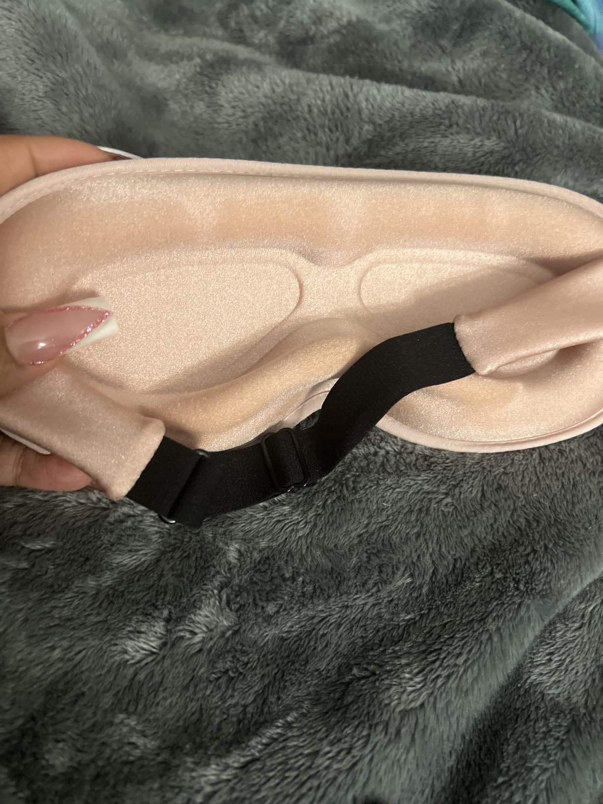 Weighted Eye Masks for Sleep, 3D Blackout Sleep Mask for Women | Zero Eye Pressure, Deep Cups; Eyelash Friendly Sleep Mask for Airplane Travel Essentials, Night Shift Nurses, Office Naps customer photo 1