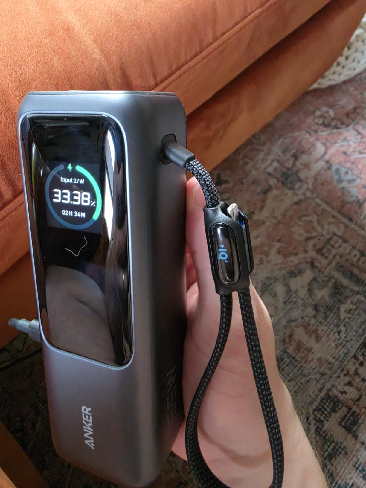 Anker Laptop Power Bank, 25,000mAh Travel Essential with 165W Total Output customer photo 1