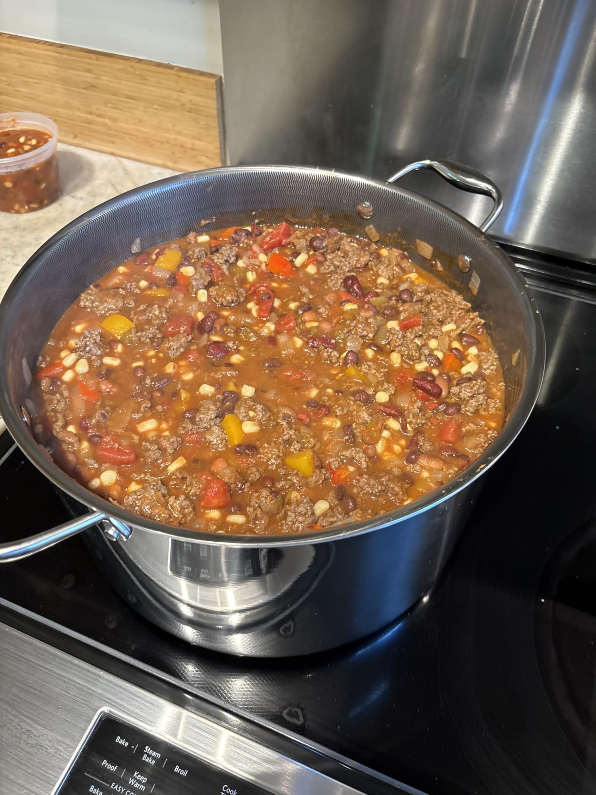 HexClad 12 Quart Hybrid Nonstick Stock Pot with Lid, Induction Ready, Compatible with All Cooktops customer photo 1