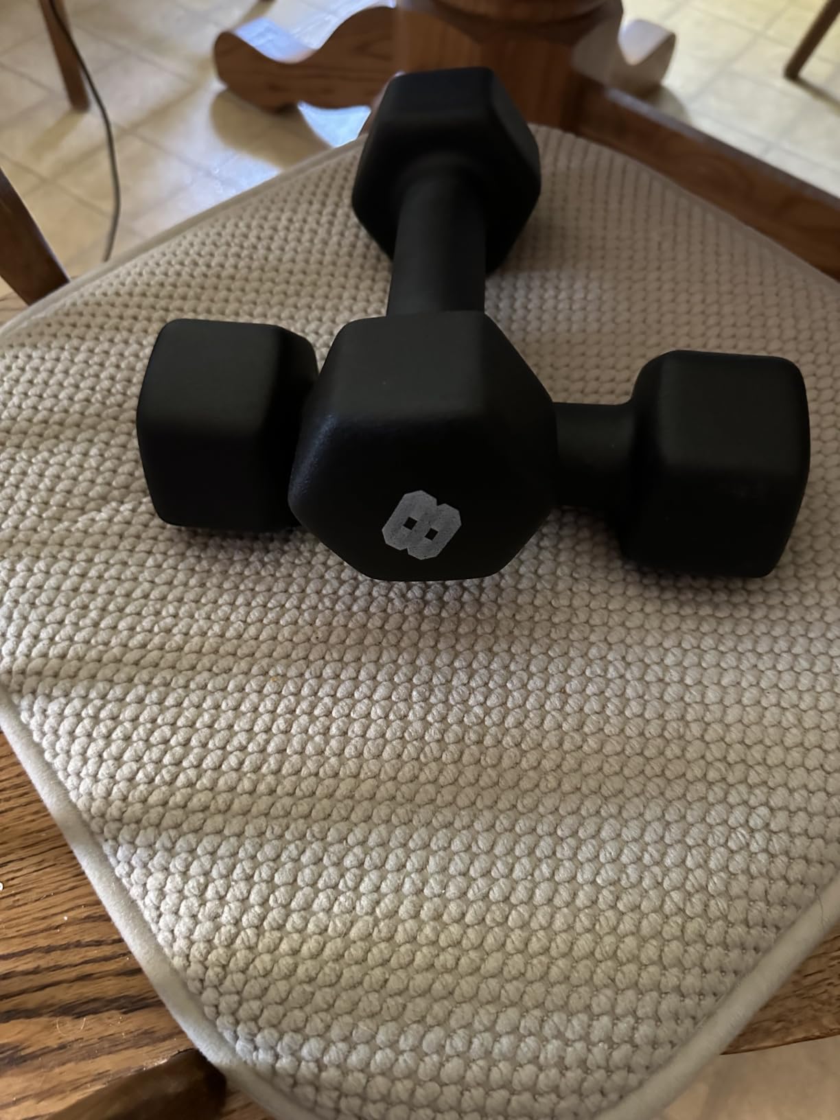 CAP Barbell Neoprene Dumbbell Weights Pairs & Sets | Black customer photo 2