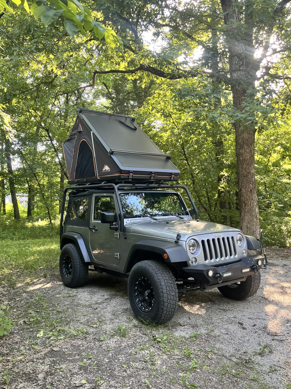 Explorer Pro Rooftop Tent Hard Shell, 2-3 Person Aluminum Roof Top Tent customer photo 2
