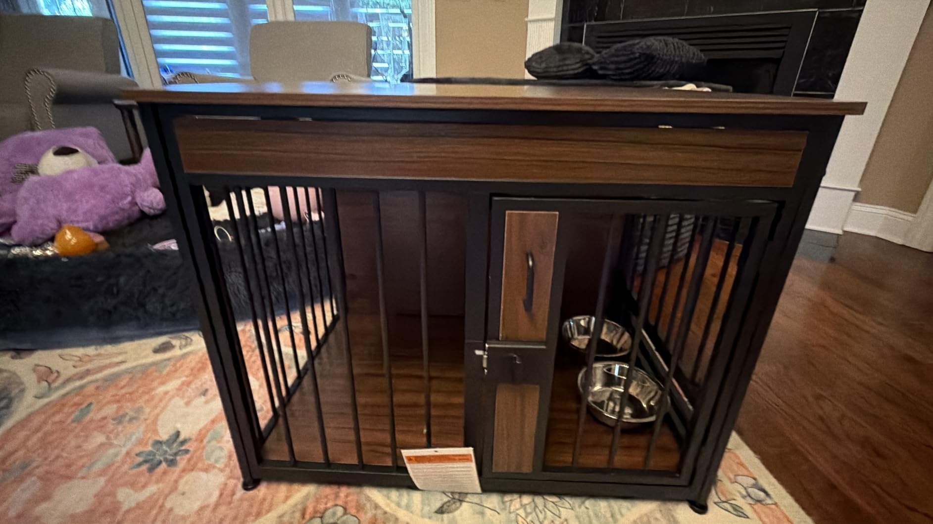 Amazon Basics Furniture Style Dog Crate, 48 Inches customer photo 2