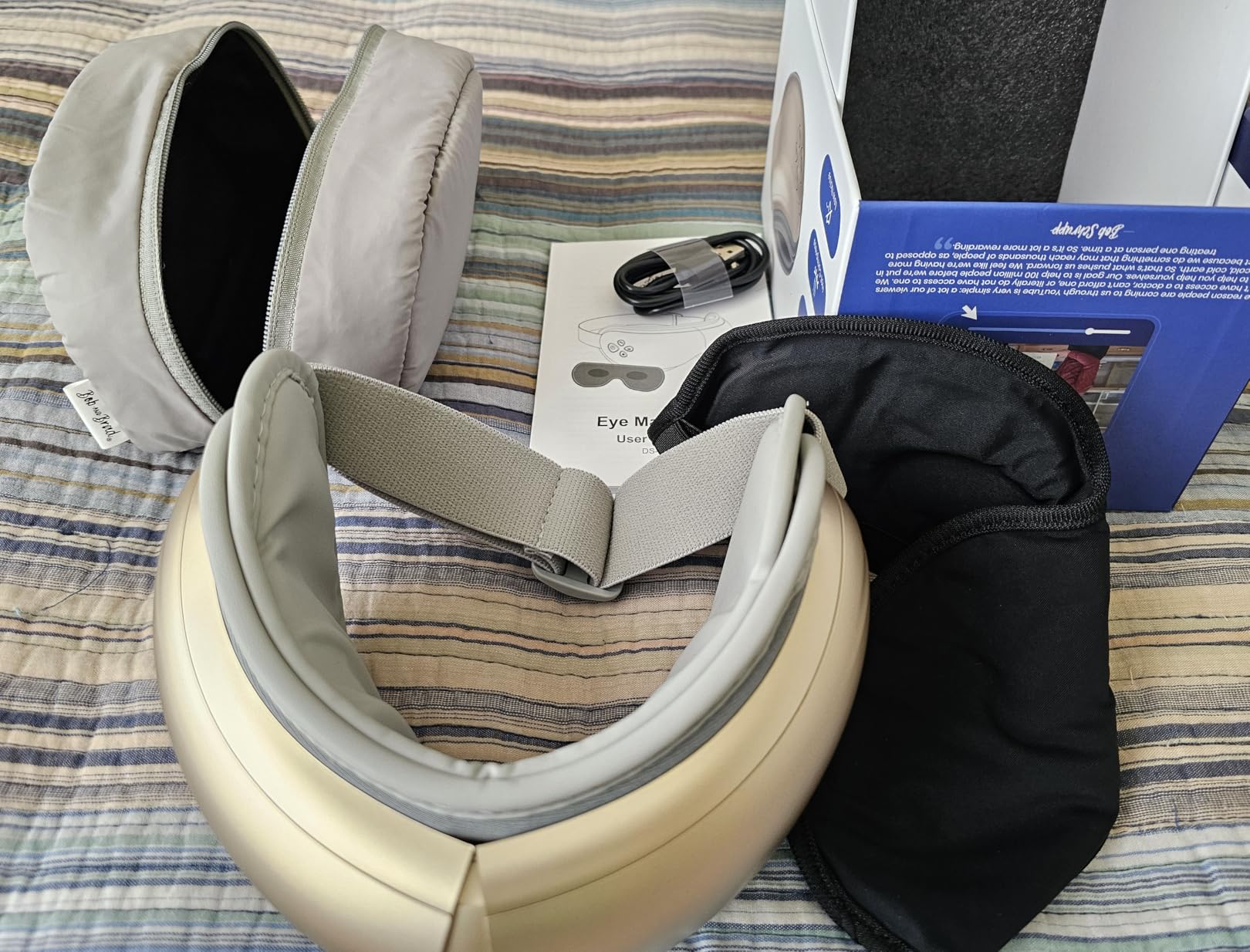 BOB AND BRAD Eye Massager with Heat and Cooling, FSA Eligible HSA Eligible, EyeOasis 3 Eye Massager for Migraine, Heated Eye Mask for Dry Eye Headache Relief Sleep Improve, Ideal Fathers Day Dad Gifts customer photo 1