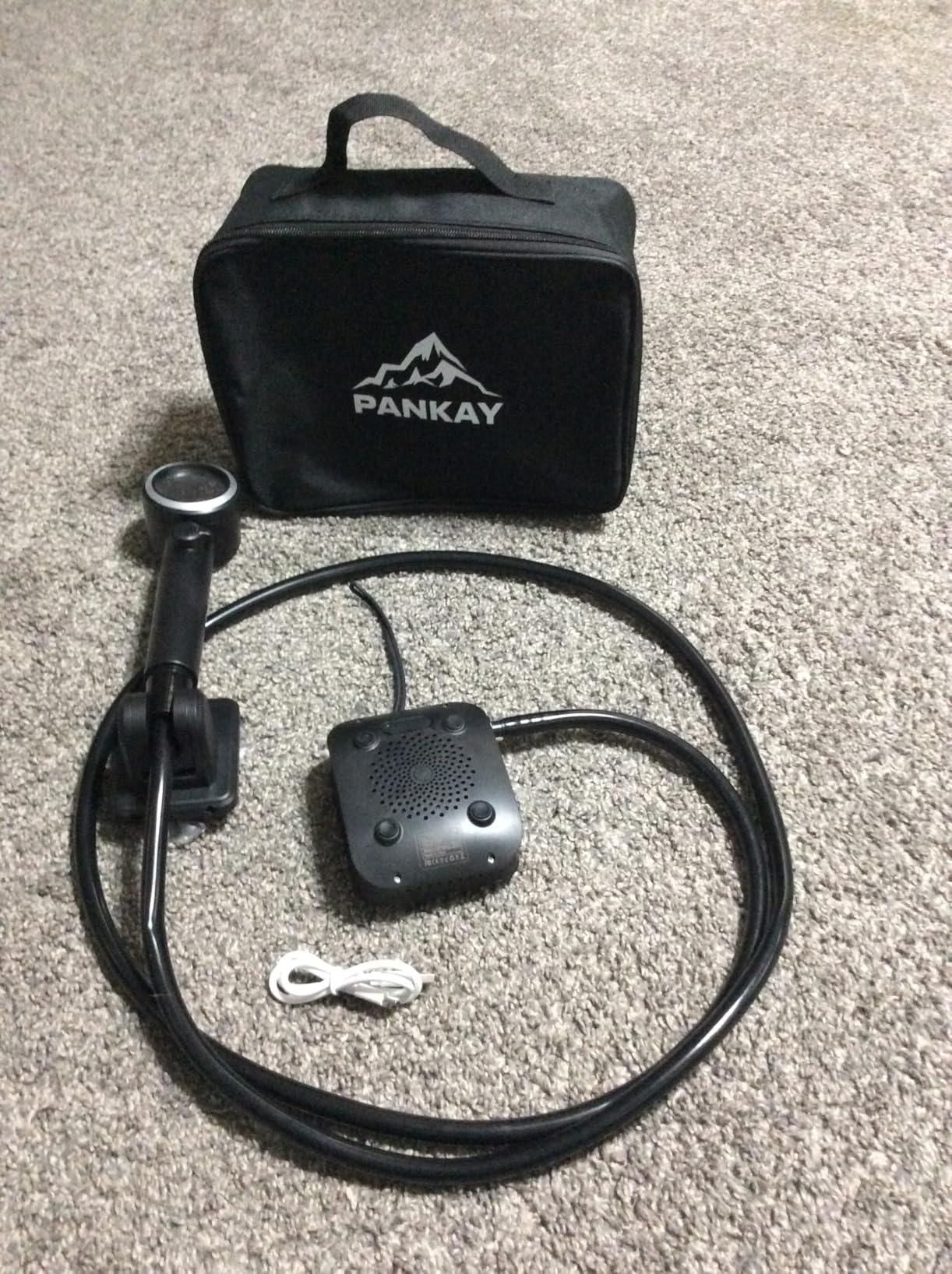 Rechargeable Portable Shower Pump for Camping, 8000mAh, XL Foldable Bucket | 5 Pressure Modes, IPX8 Waterproof customer photo 2
