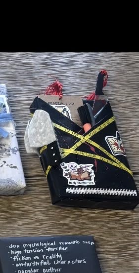 1pc Horror Novelty Bookmark - Creepy Tool Shapes with Blood Stain Design, Gothic Book Accessories for Halloween Gifts, Macabre Metal Page Holders with Red Tassels (1pc Dagger) customer photo 2
