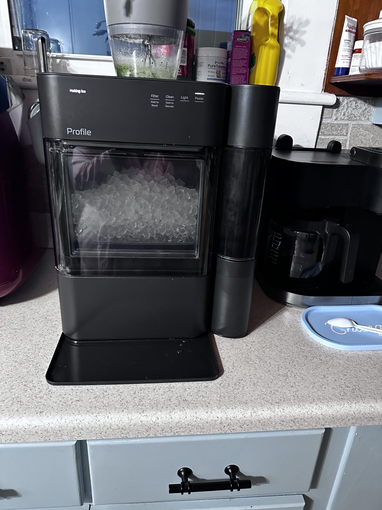 GE Profile Opal 2.0 Ultra Nugget Ice Maker with .75 Gallon Side Tank and Scale Inhibiting Filter, WiFi & Smart Connected customer photo 2