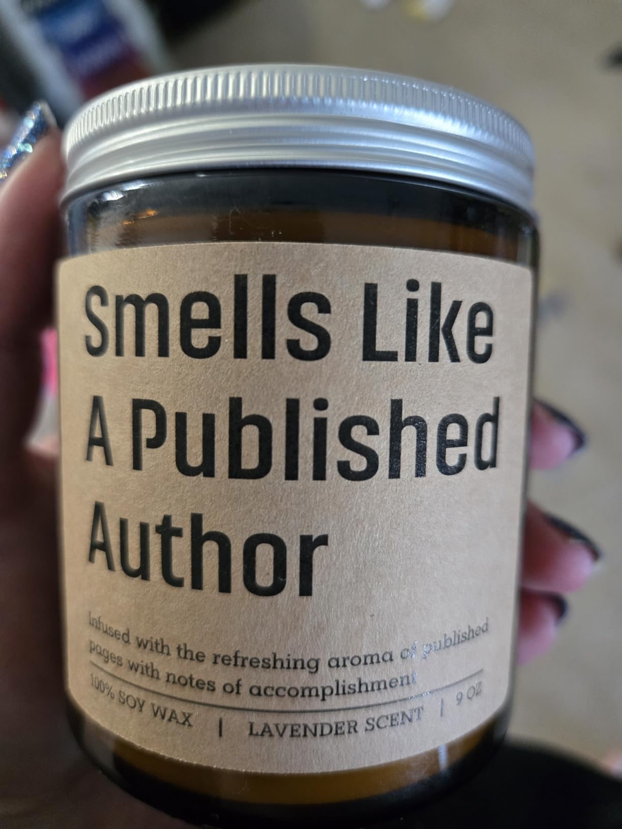 LEADO Smells Like a Published Author Candle - Creative Gifts for Writers, Congrats New Author Gifts for Women, Men customer photo 1