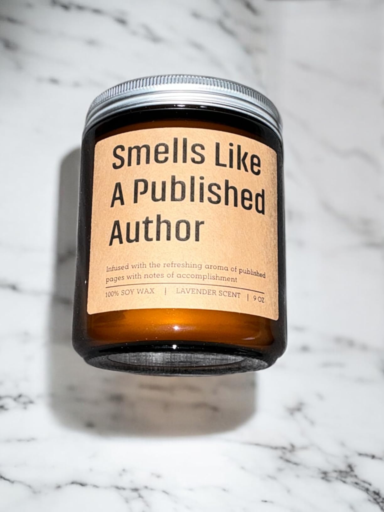 LEADO Smells Like a Published Author Candle - Creative Gifts for Writers, Congrats New Author Gifts for Women, Men customer photo 2