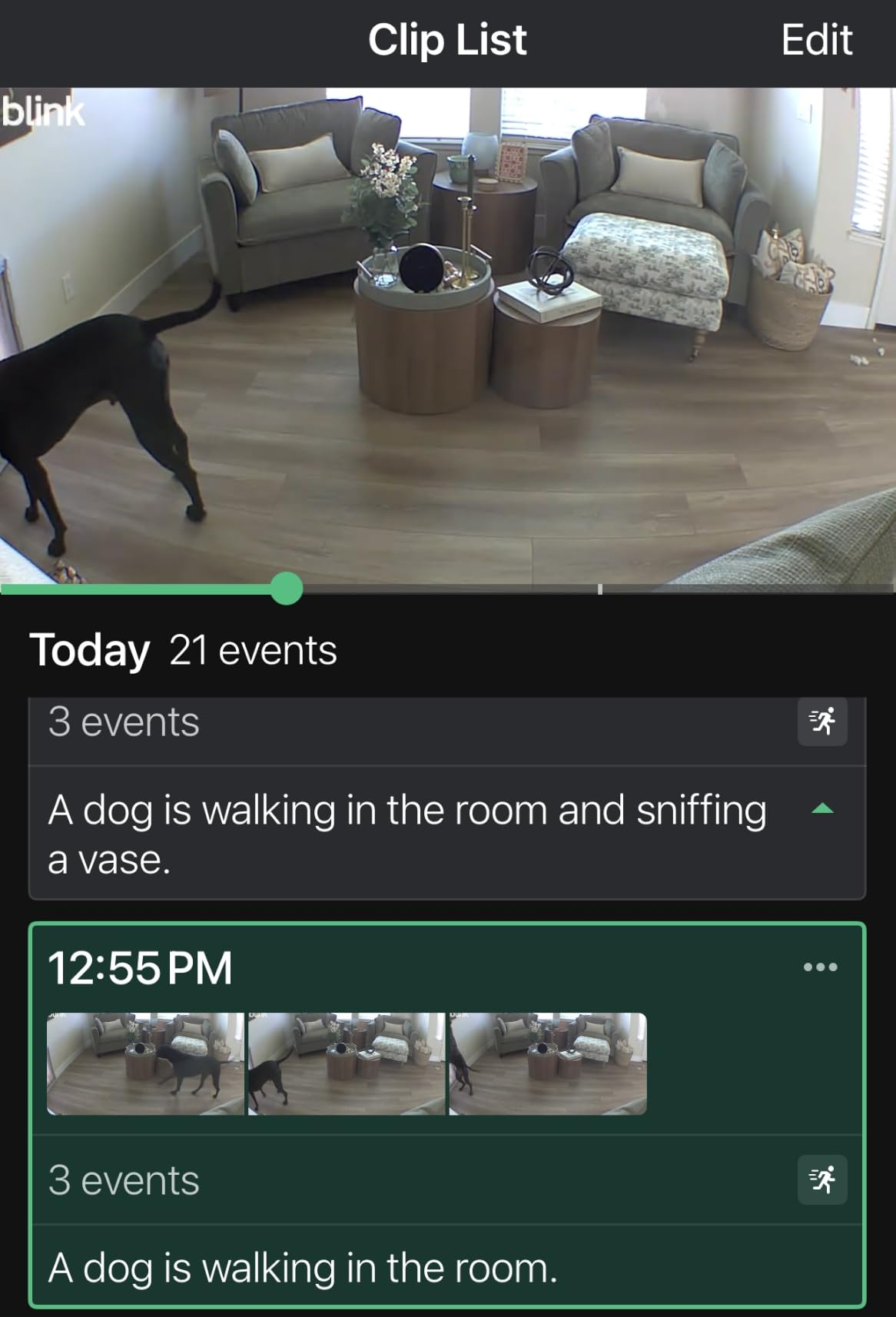 Blink Mini 2K+ (newest model) - Plug-in Home & Pet Indoor Security Camera with 2K video resolution, night vision, enhanced audio, motion detection - 1 camera (Black) customer photo 1