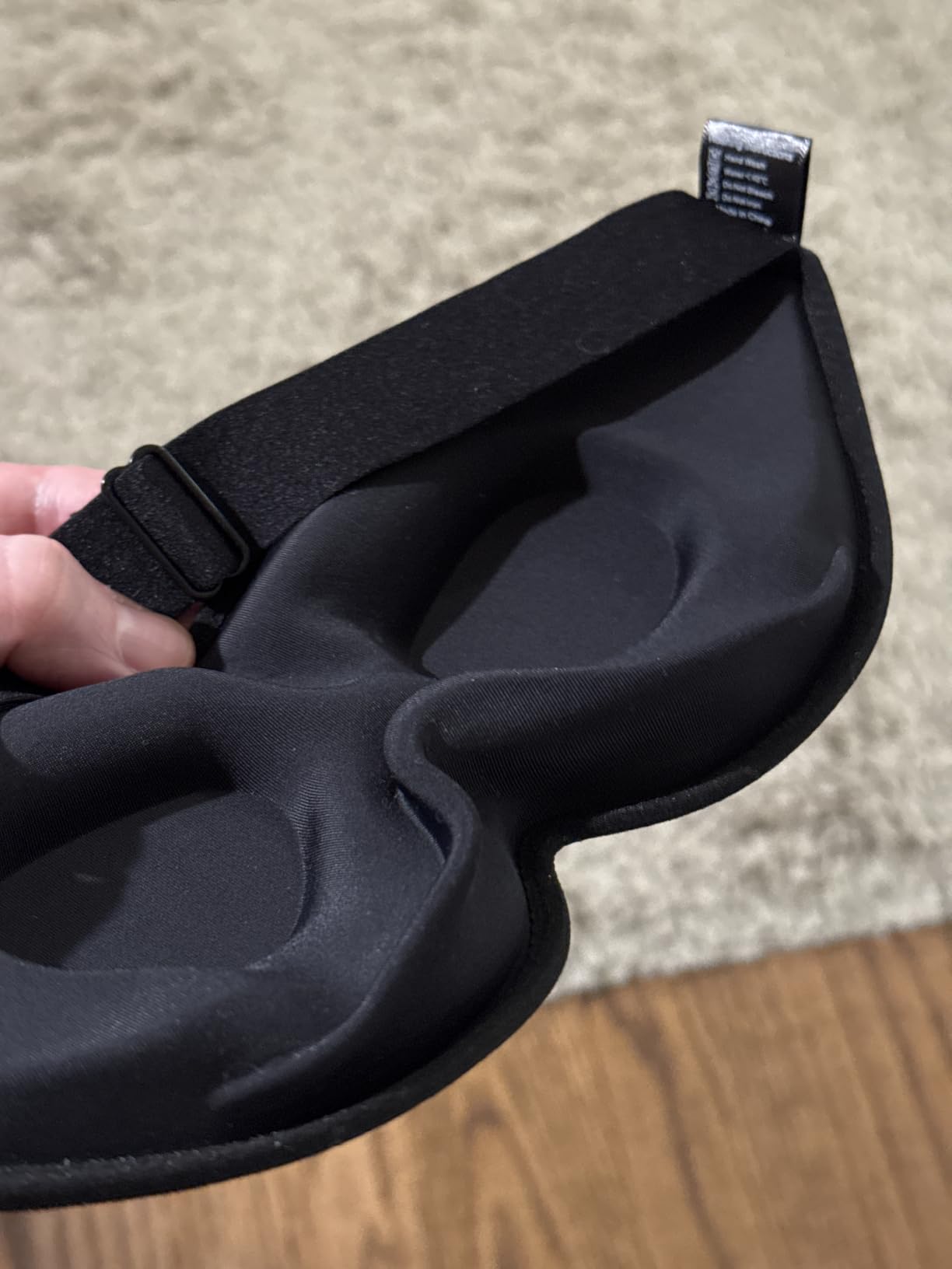 LitBear Sleep Mask for Side Sleeper Women Men, Eye Mask for Sleeping | Light Blocking 3D Contoured Sleeping Mask, Soft Breathable Sleep Eye Mask with Adjustable Elastic Strap for Travel, Mint customer photo 2