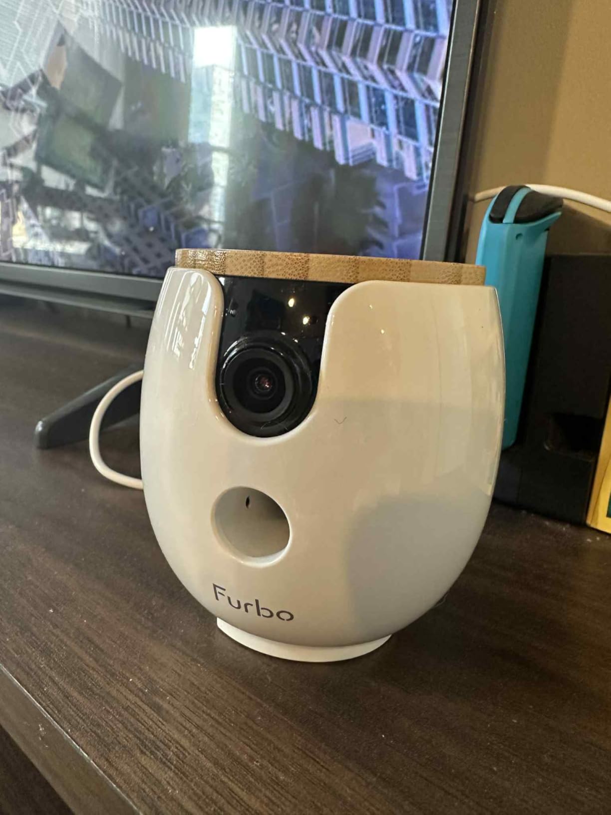 Furbo Mini 360° Pet Camera [Paid Plan Required to Activate] | Stay connected with AI Pet & Home Safety Alerts, 2K QHD View, Auto-Tracking, Video History, 2-Way Audio, Paid Plan Required customer photo 1