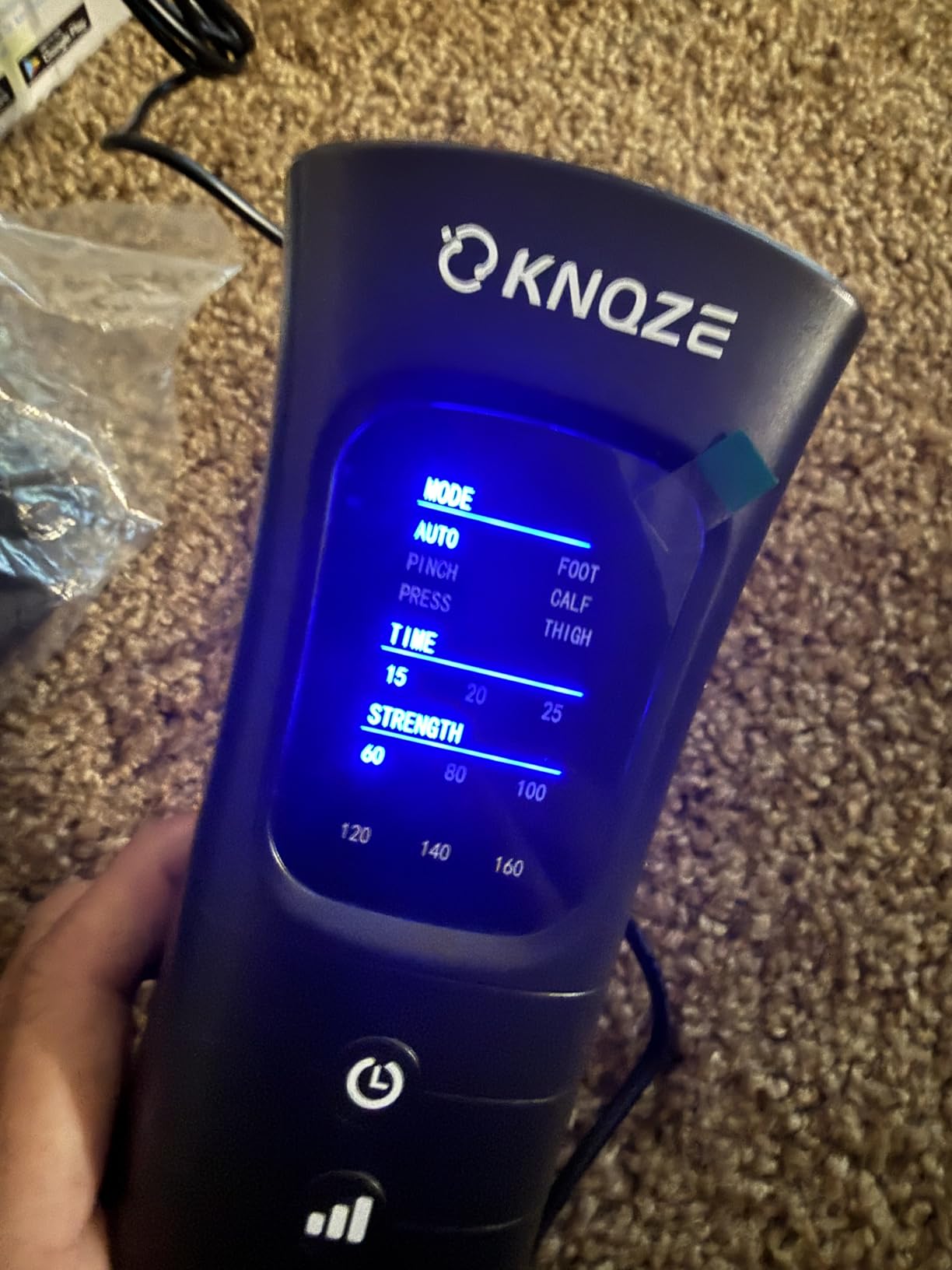 KNQZE Air Compression Recovery System, Foot and Full Leg Recovery Boots with Dynamic Pressure for Fast Therapy, Professional Device for Circulation and Pain Relief customer photo 1