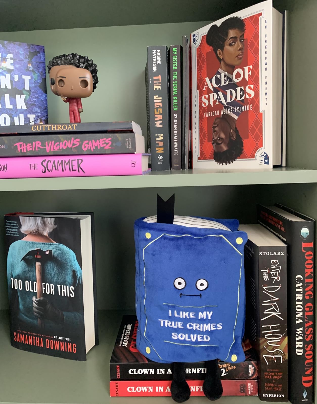 Punchkins Book Plushie - I Like My Horrors Sinister & Disturbing, Gift for Book Lovers, Silly Plush Toy for Gifting customer photo 2