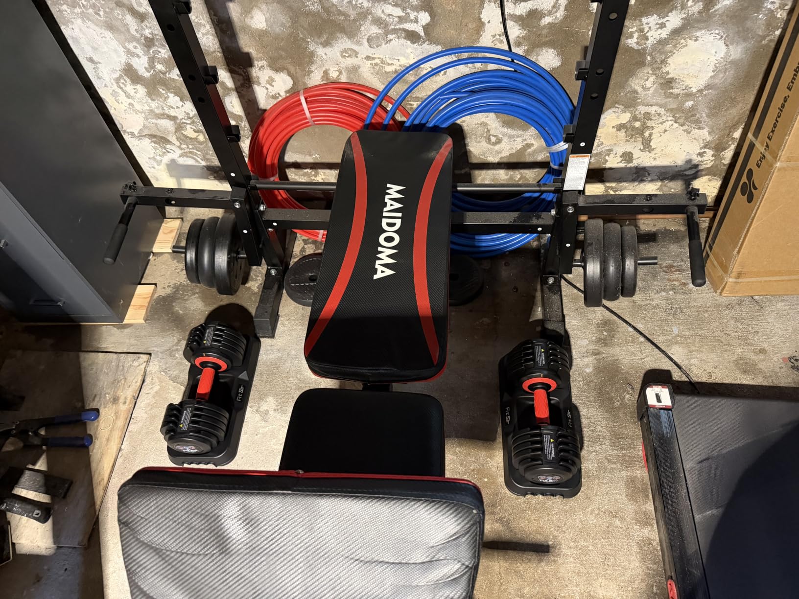 Adjustable Dumbbell Set, 10-in-1 25LB/50LB/90LB customer photo 1