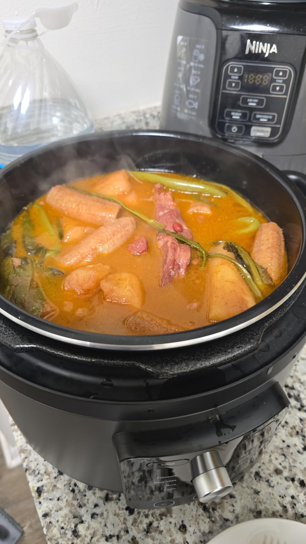 Ninja HyperHeat 9-in-1 Pressure Cooker, 6.5-qt, Stone Purple, PC201SP - Cooks 2X faster, Sear, Sauté, Slow Cook, Steam & Sous Vide, 1200W, PFAS-free pot, removable SimpliServe pot for easy serving customer photo 2