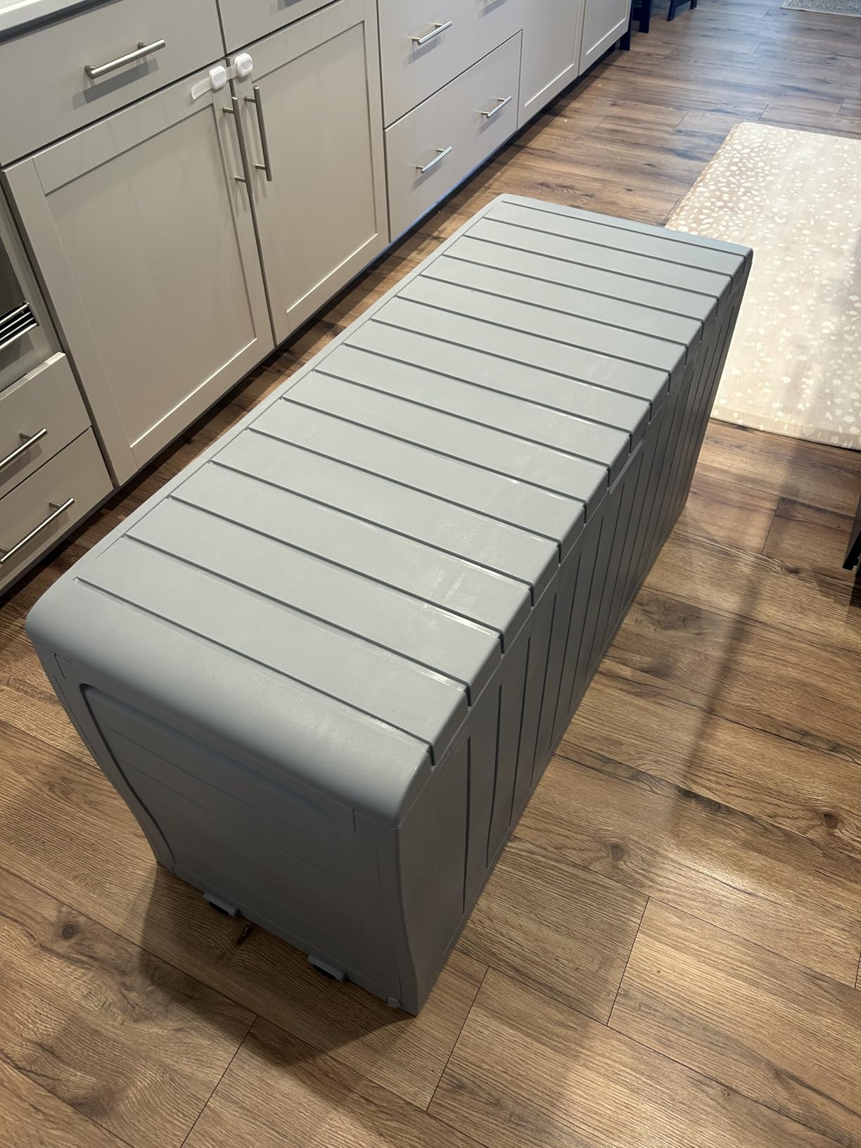 Keter Marvel Plus 71 Gallon Resin Outdoor Storage Box for Patio Furniture Cushions customer photo 2