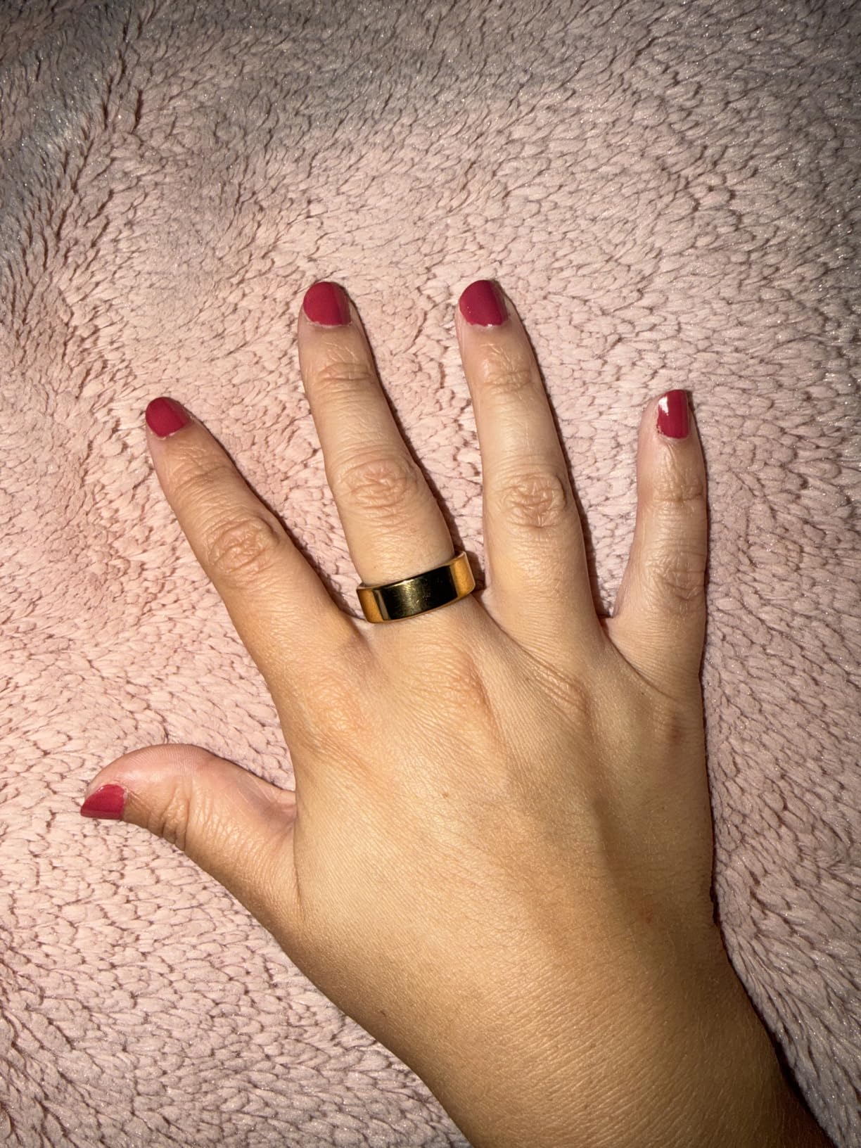 COLMI R02 Smart Ring for Women, Health Tracker & 5ATM. (Rose Gold, 9#) | No Subscription Fee & Skin Temperature, Heart Rate, Blood Oxygen, Sleep Health Monitoring, Sports Tracking, Menstrual Cycle customer photo 1