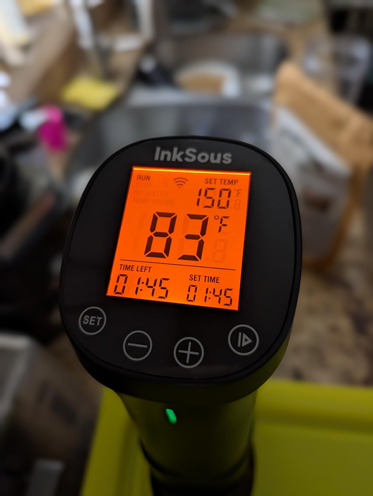 Sous Vide Cooker WiFi 2.4G, 1000W Sous Vide Machine ISSV-200-W with APP 18 Recipes, Timer Alarm, 1F Precision customer photo 1