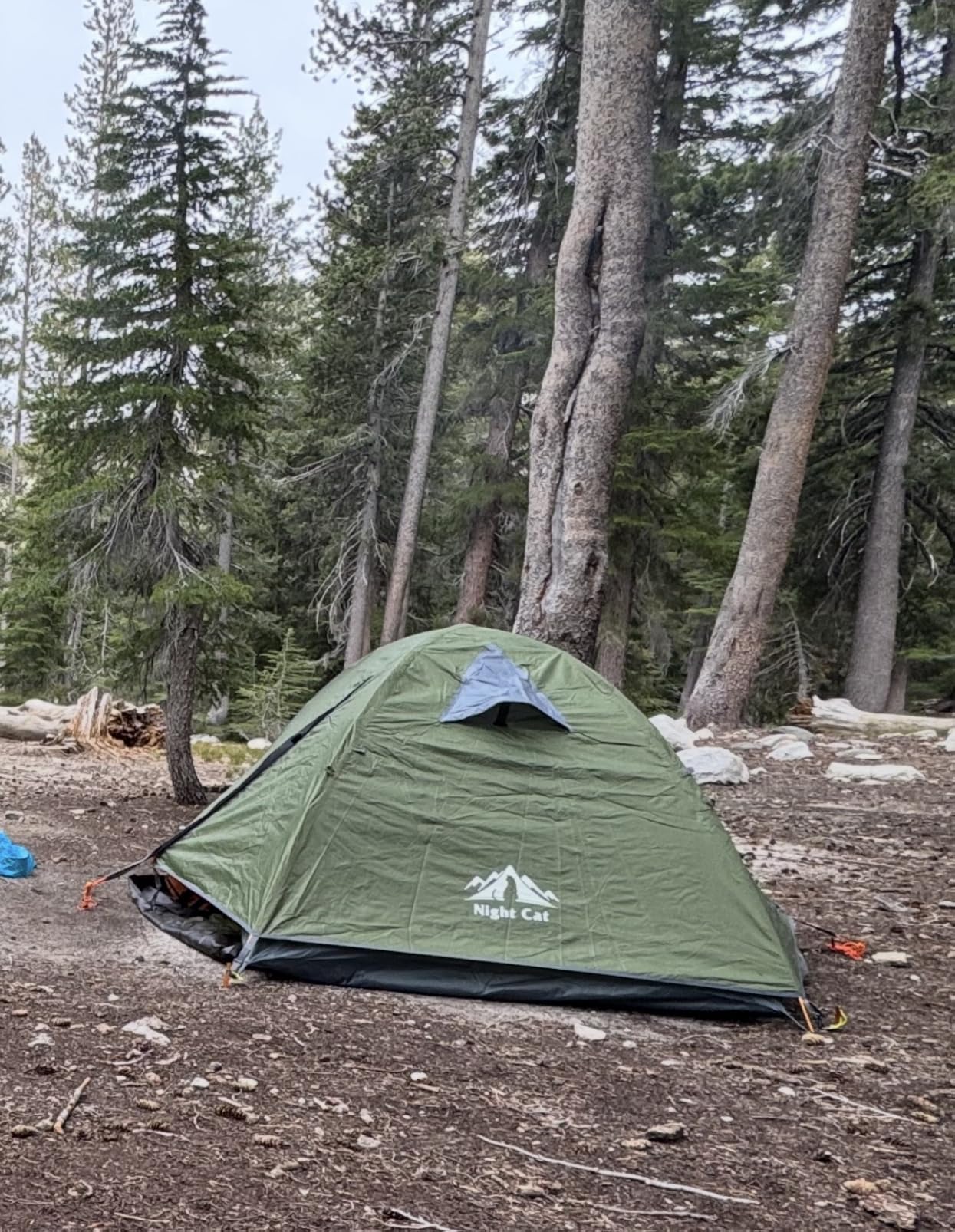 Night Cat 2-Persons Backpacking Tent: Waterproof Lightweight Camping Tent for Two People Hiking Outdoor Mountain with Aluminum Poles and Rainfly customer photo 1