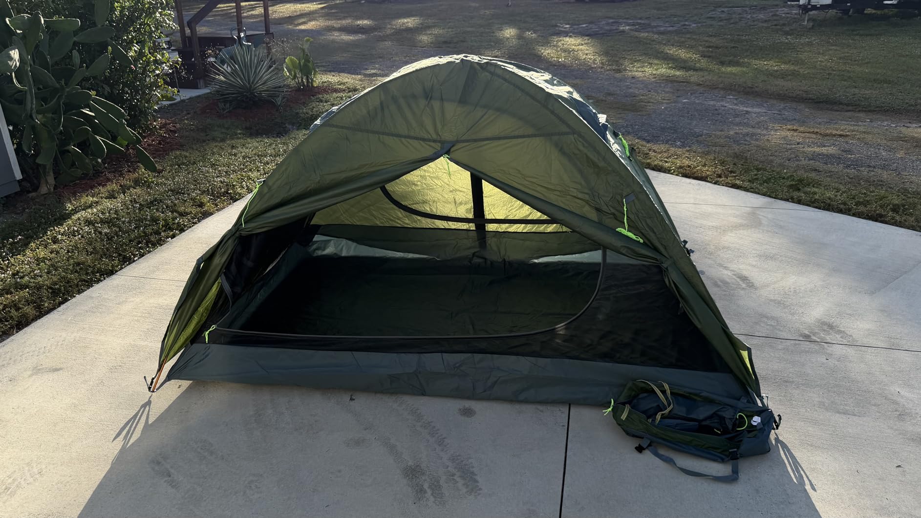 Night Cat 2-Persons Backpacking Tent: Waterproof Lightweight Camping Tent for Two People Hiking Outdoor Mountain with Aluminum Poles and Rainfly customer photo 2