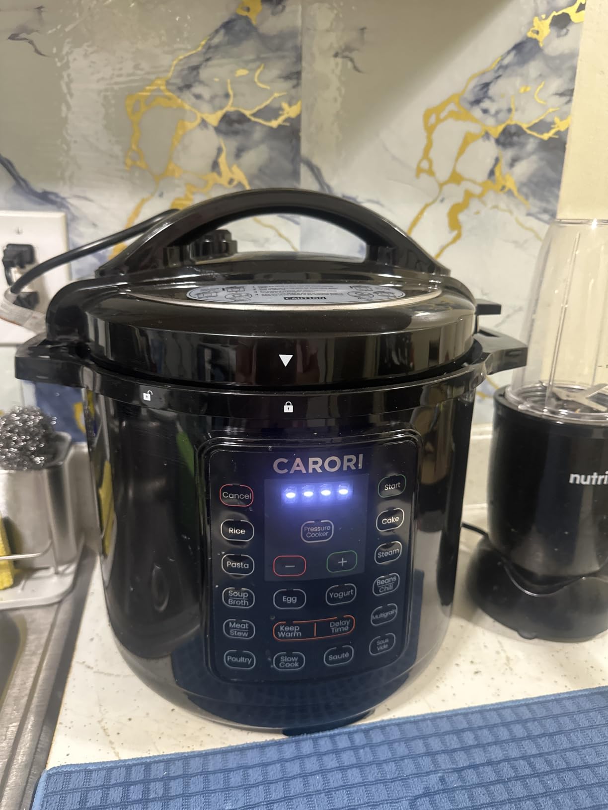 12-in-1 Electric Pressure Cooker 8 Quart, 1200W Multi-Cooker with Stainless Steel Pot, Slow Rice Cooker, Saute, Steamer, Yogurt & Food Warmer, Black customer photo 2