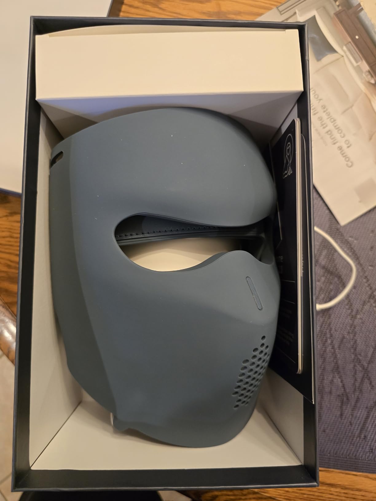 myhalos Red Light Therapy For Face, 360 LEDs, NIR | LED Face Mask, Red, Blue & Infrared Therapy for Wrinkles & Fine Lines, Youthful Skin, FDA Approved customer photo 2