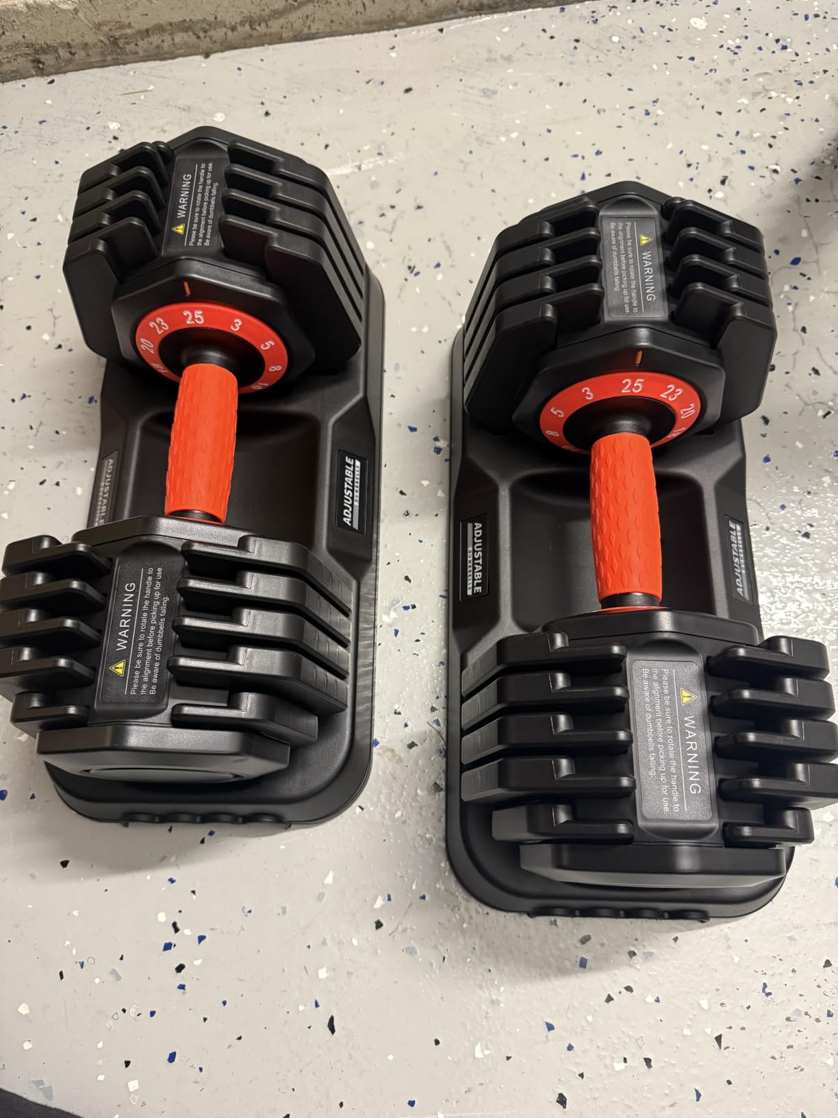 2026 Upgrade Adjustable Dumbbell Set 25lb/50lb customer photo 2