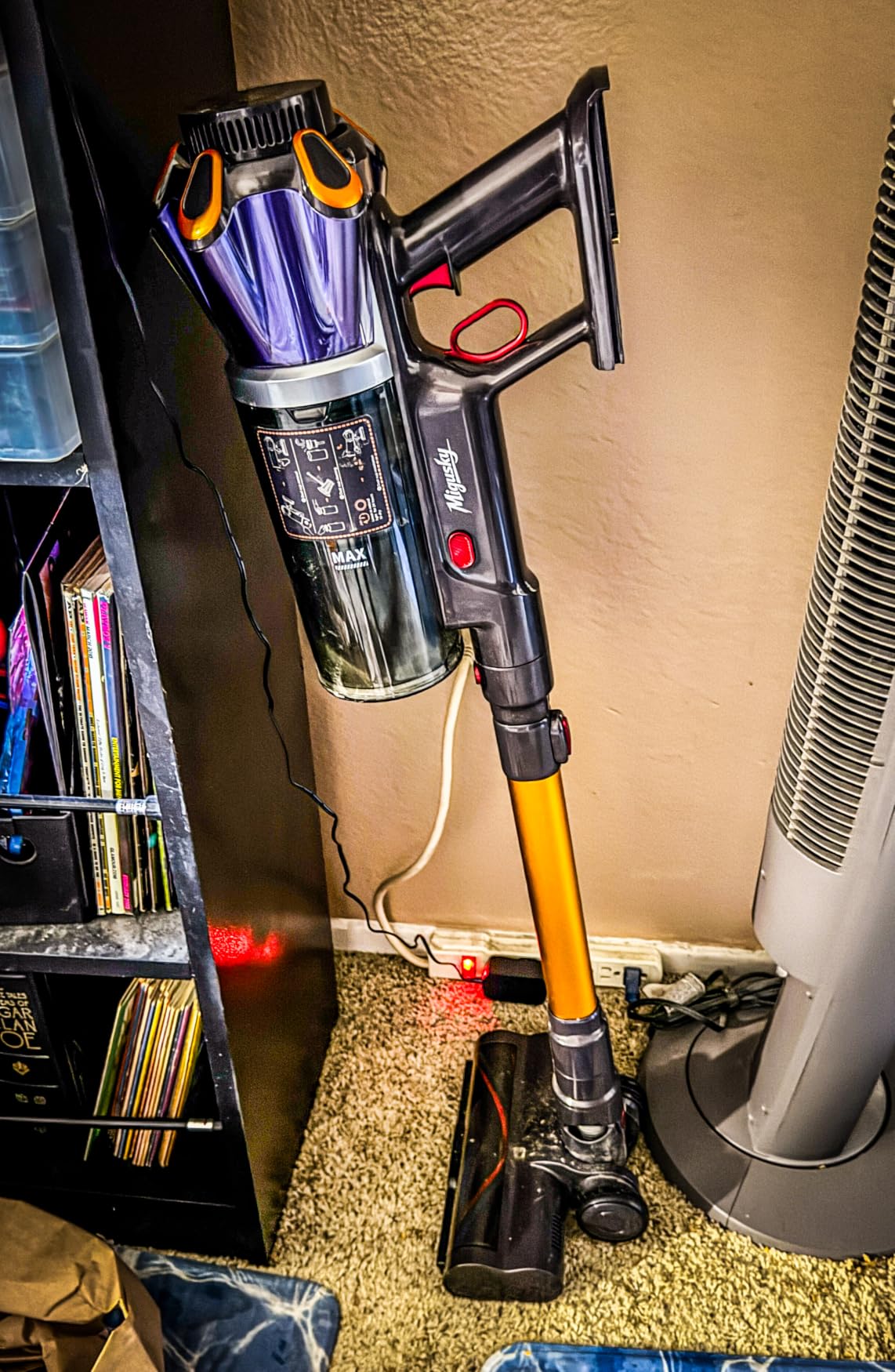 Cordless Vacuum Cleaner, 650W 55Kpa 70Mins Cordless Stick Vacuum with Hurricane Mode, 1.8L Cup, Anti-Tangle Vacuum Cordless, Self-Standing Vacuum Cleaners for Home Pet Hair Carpets customer photo 1