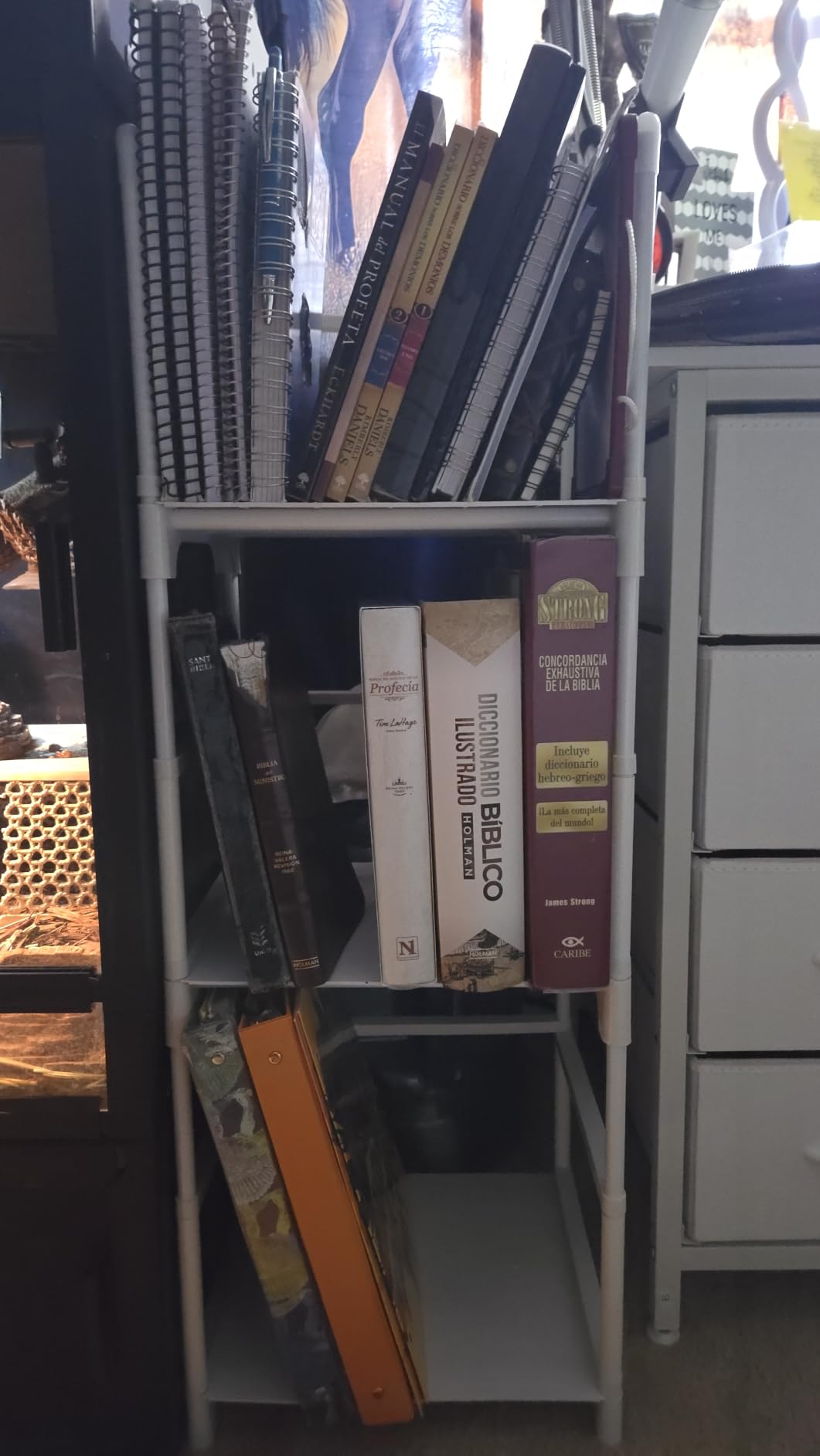 FIDUCIAL HOME 5 Tiers Narrow Bookshelf White Skinny Open Book Shelf | Slim Thin Small Spaces for Space Saving, Easy to Assemble, 12