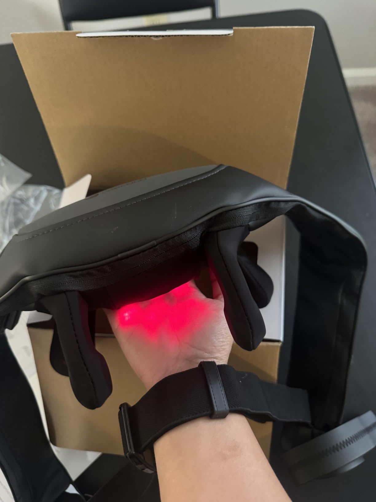 Red Light Neck Massager with Heat, 6D Shiatsu, 660nm & 850nm | Cordless Neck And Shoulder Massager, Neck Massager for Pain Relief Deep Tissue, 6D Kneading, Red Light, For Office Workers customer photo 2
