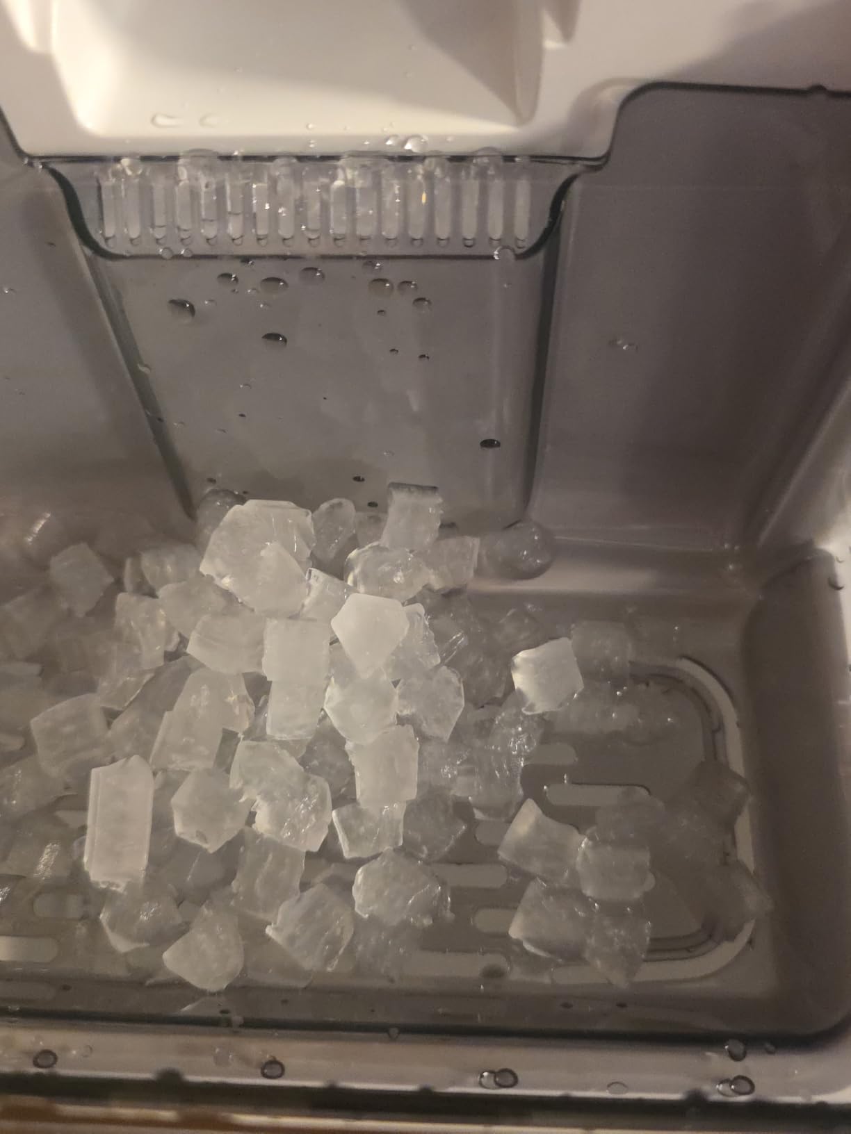 Kismile Nugget Ice Maker Countertop, 35 lbs/Day, Stainless Steel customer photo 1