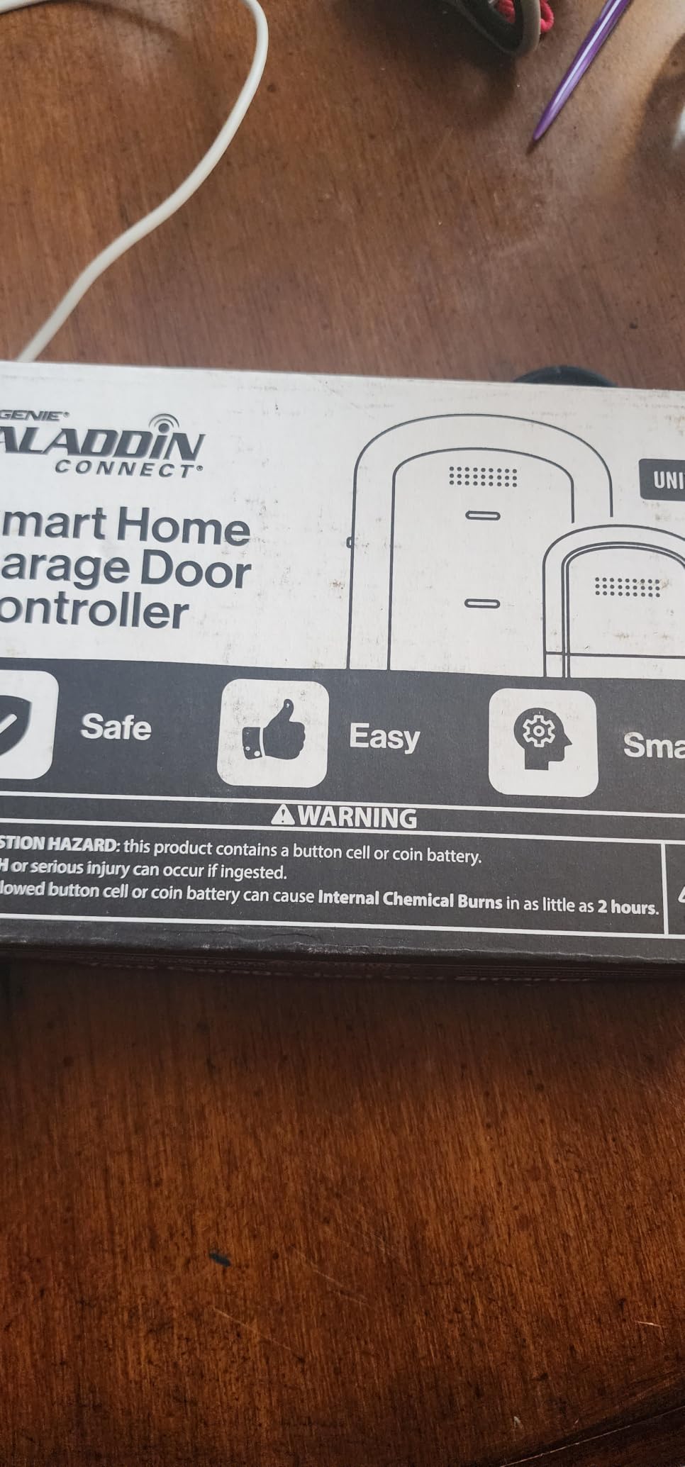 Genie Aladdin Connect Smart Garage Door Controller, Single Door Kit ALKT2-R | Wi-Fi Enabled, App Control, Works with Most Major Brands, Monitor & Control Garage from Anywhere with iOS & Android Devices customer photo 1