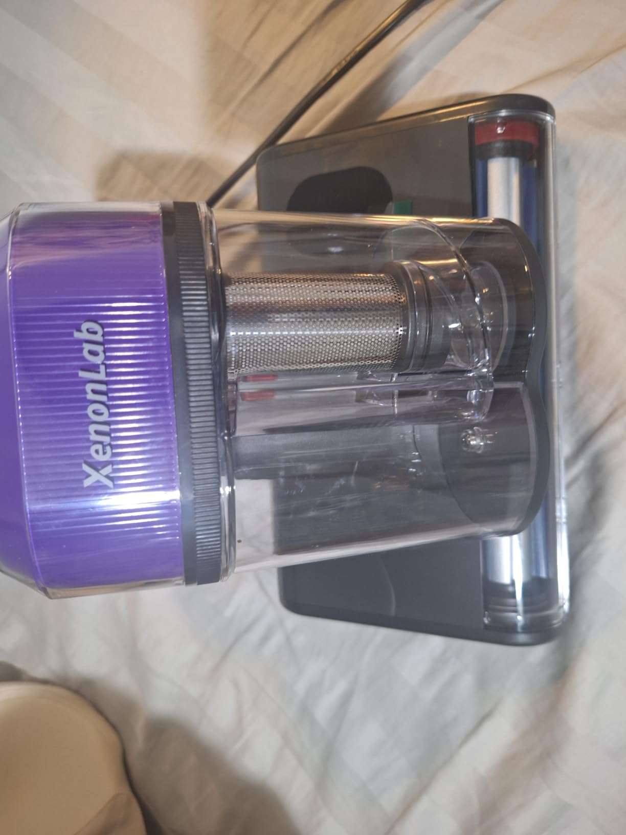 Mattress Vacuum Cleaner, 18000Pa Bed Vacuum Cleaner, 275nm UV-C Light & Ultrasonic 140°F Heat with High-Speed Deep Tapping, Versatile Handheld Vacuum for Bed, Sofa, Couch, Crib (Corded) customer photo 2