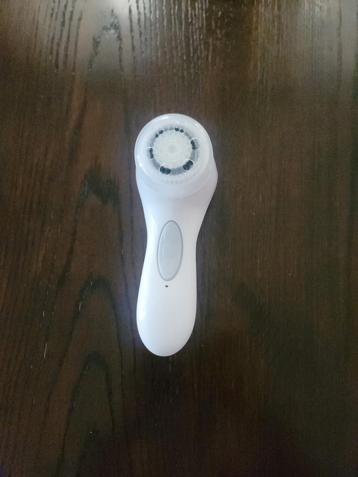 Aria Sonic Facial Cleanser - 3-Speed Rechargeable Electric Brush, Waterproof Design with 2 Soft Brush Heads, Portable Skincare Tool for Daily Deep Cleaning (White) customer photo 1