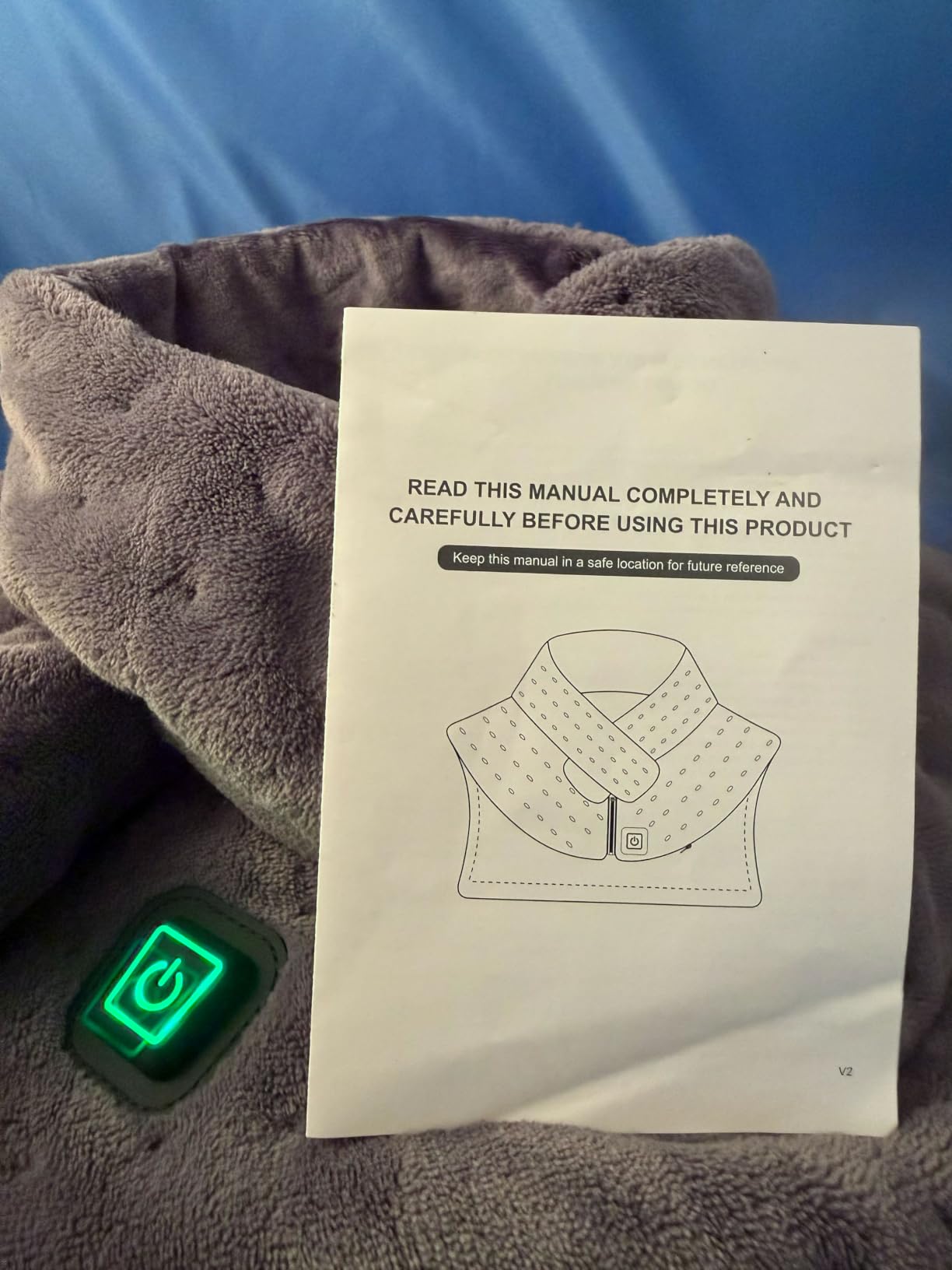 Portable Cordless Heating Pad for Neck and Shoulders Back, 10000mAh Battery - Rechargeable & Wireless, Electric Weighted Heated Neck Wrap & Neck Warmer, 3 Heat Settings, Birthday Gifts for Women Men customer photo 1