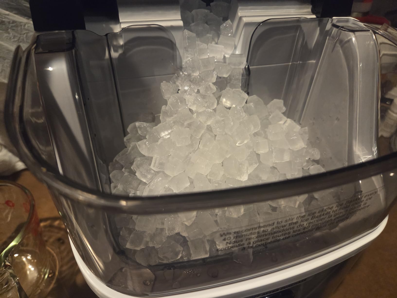 Antarctic Star Nugget Ice Makers Countertop, Pebble Ice Machine with Chewable Pellet Ice, 35Lbs/24H, Self-Cleaning customer photo 1