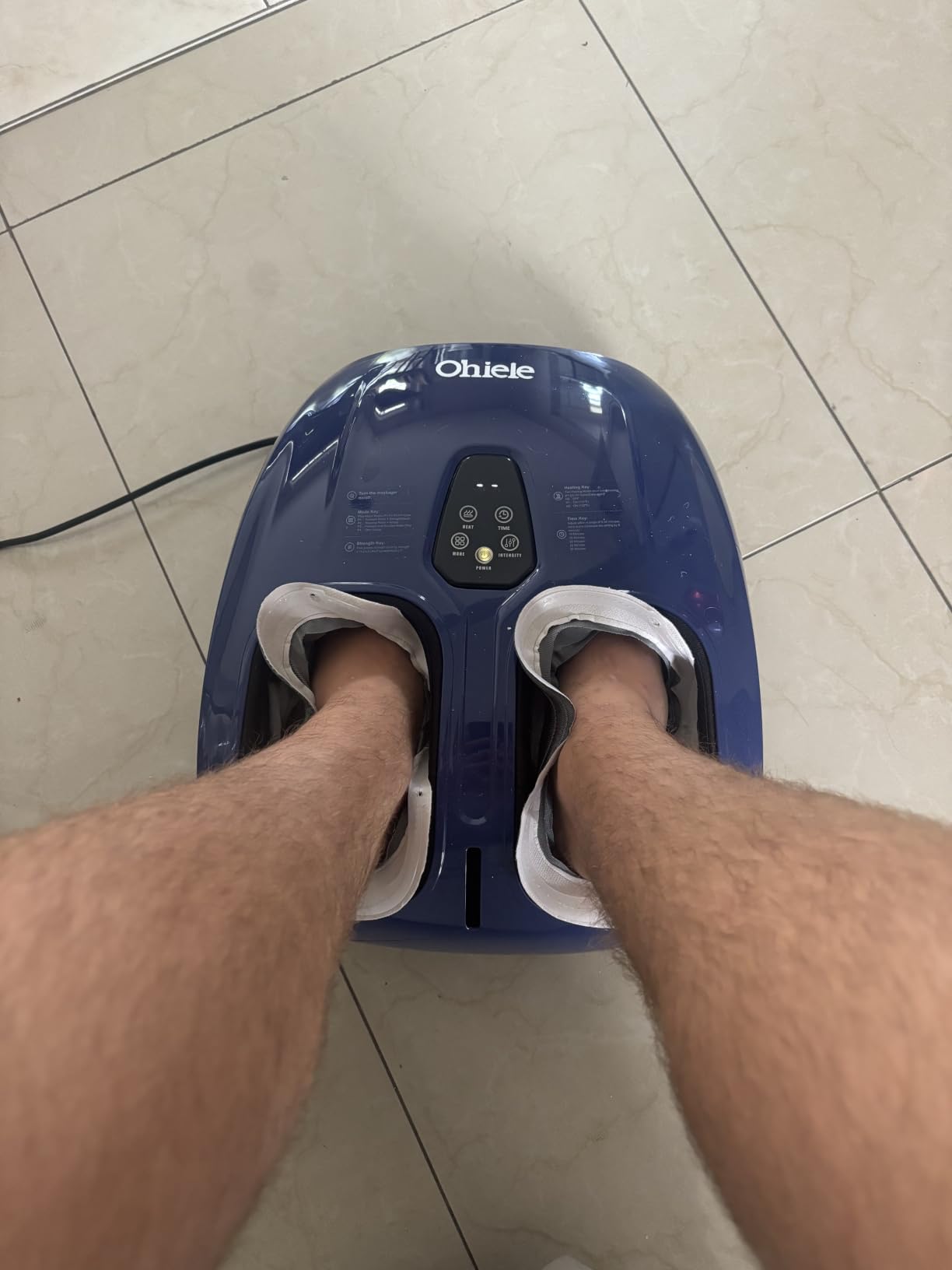 Foot Massager with Heat,Shiatsu Deep Kneading Massager for Plantar Fasciitis, Foot Massage Machine with Multi Massage Modes & Remote Control for Pain Relief (Purple) customer photo 1