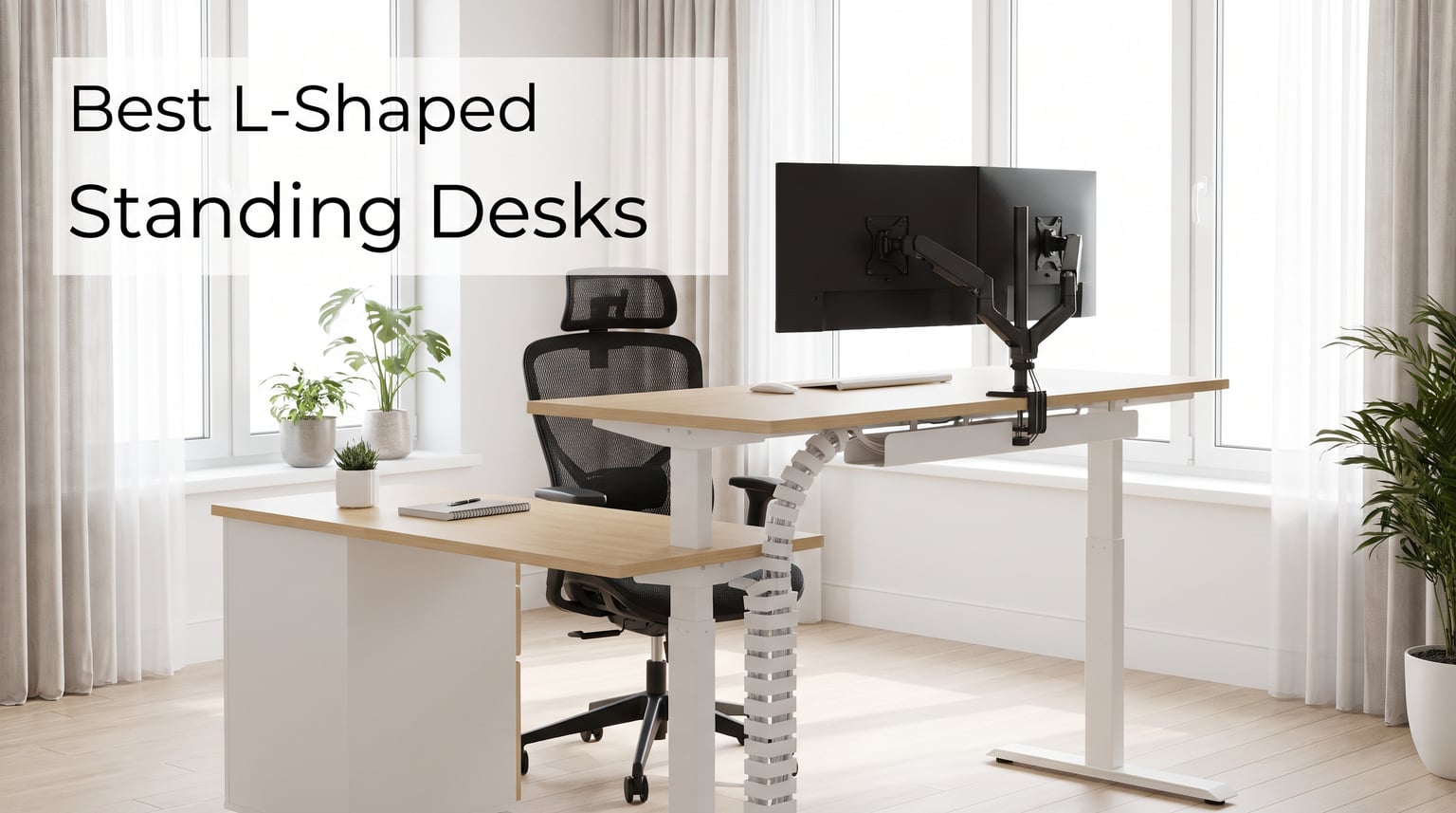 Best L-shaped standing desks for home offices