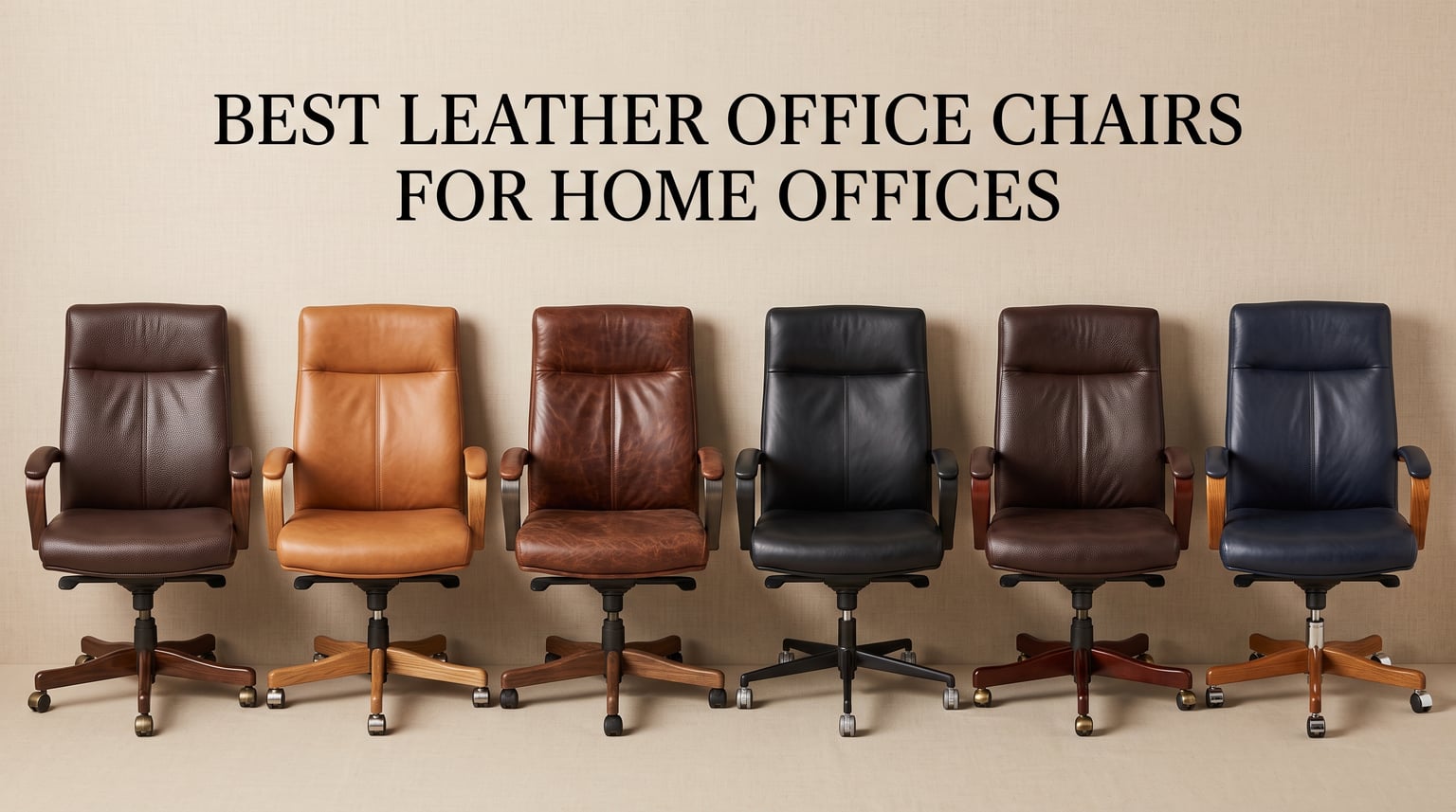 Best leather office chairs for home offices